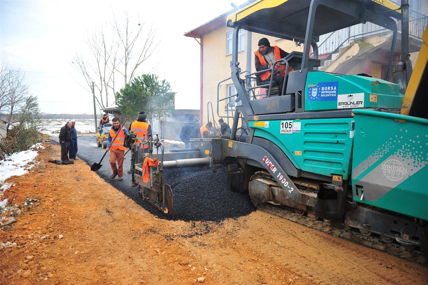 ÖRNEKKÖY MAHALLESİNDE ASFALT ÇALIŞMALARI BAŞLADI 