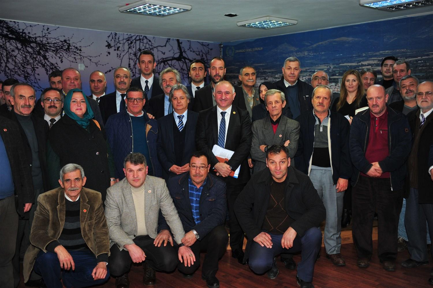 BAŞKAN ÇAĞLAYAN, MUHTARLARLA YILIN İLK TOPLANTISINI YAPTI 