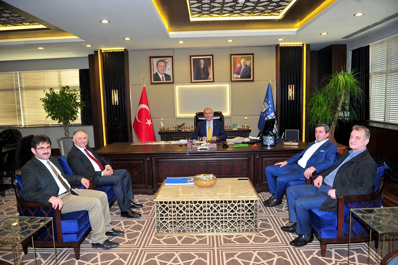 BAŞKAN ÇAĞLAYAN 2017 YATIRIM PLANLAMASI İÇİN BÜYÜKŞEHİR BELEDİYE BAŞKANI ALTEPE İLE BİR ARAYA GELDİ 