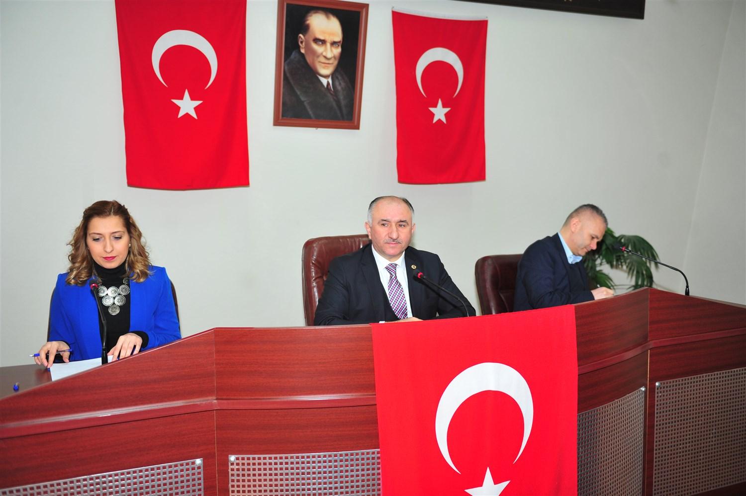 ŞUBAT AYI BELEDİYE MECLİS TOPLANTISI YAPILDI 