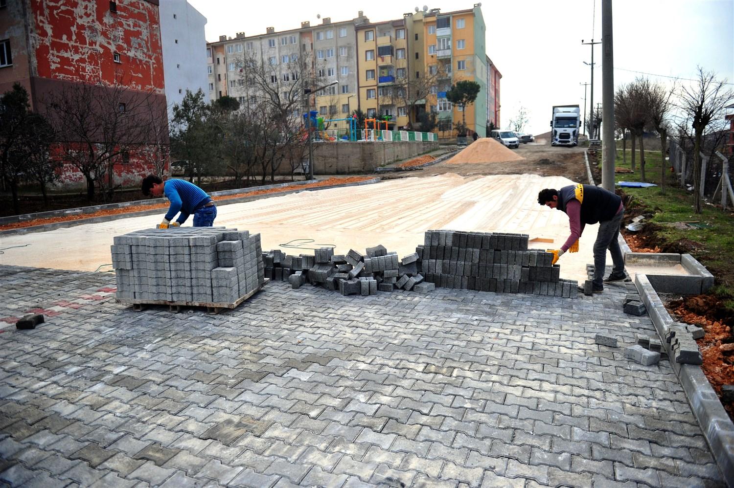 PARKE ÇALIŞMALARI SOYDAŞKENT'TE 