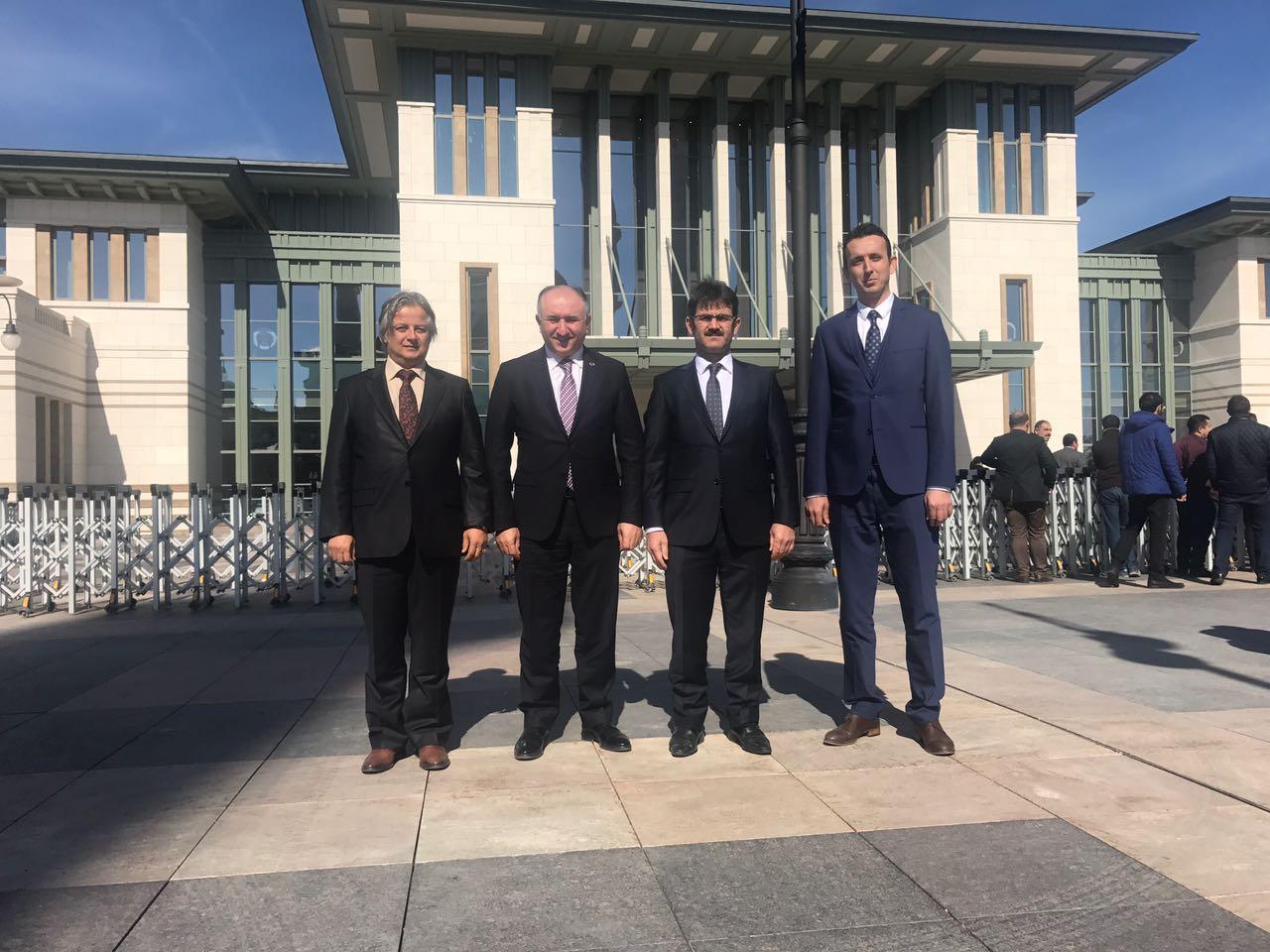 BAŞKAN ÇAĞLAYAN BAŞBAKANIN PROGRAMINA KATILDI 