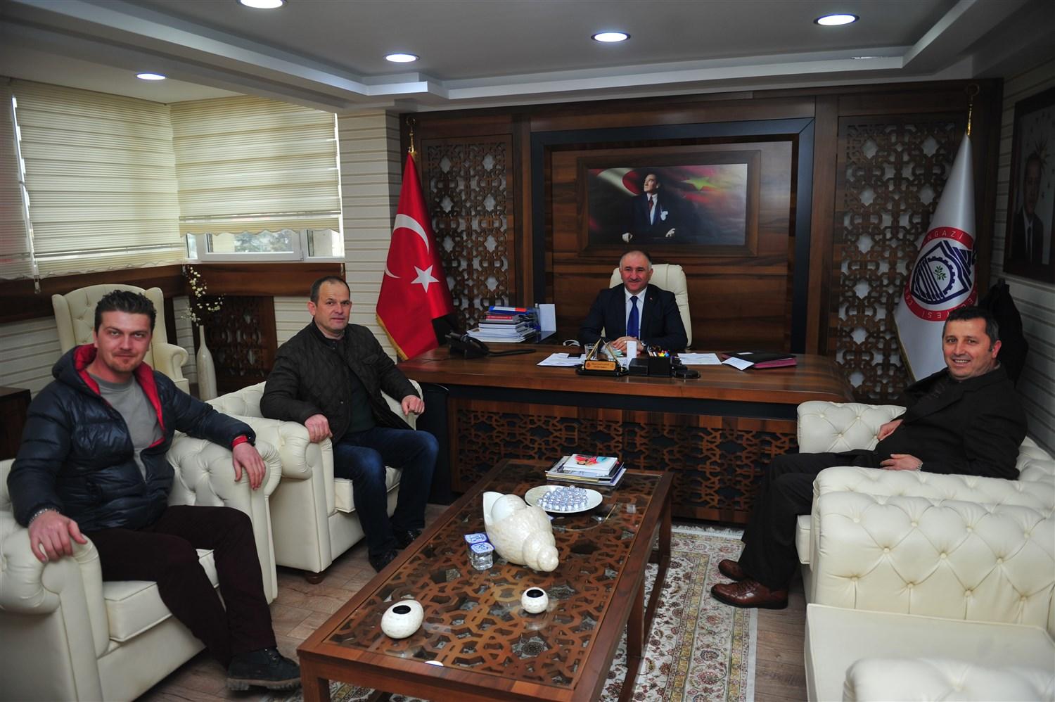 BAŞKAN ÇAĞLAYAN ORZİM YÖNETİCİLERİNİ AĞIRLADI 