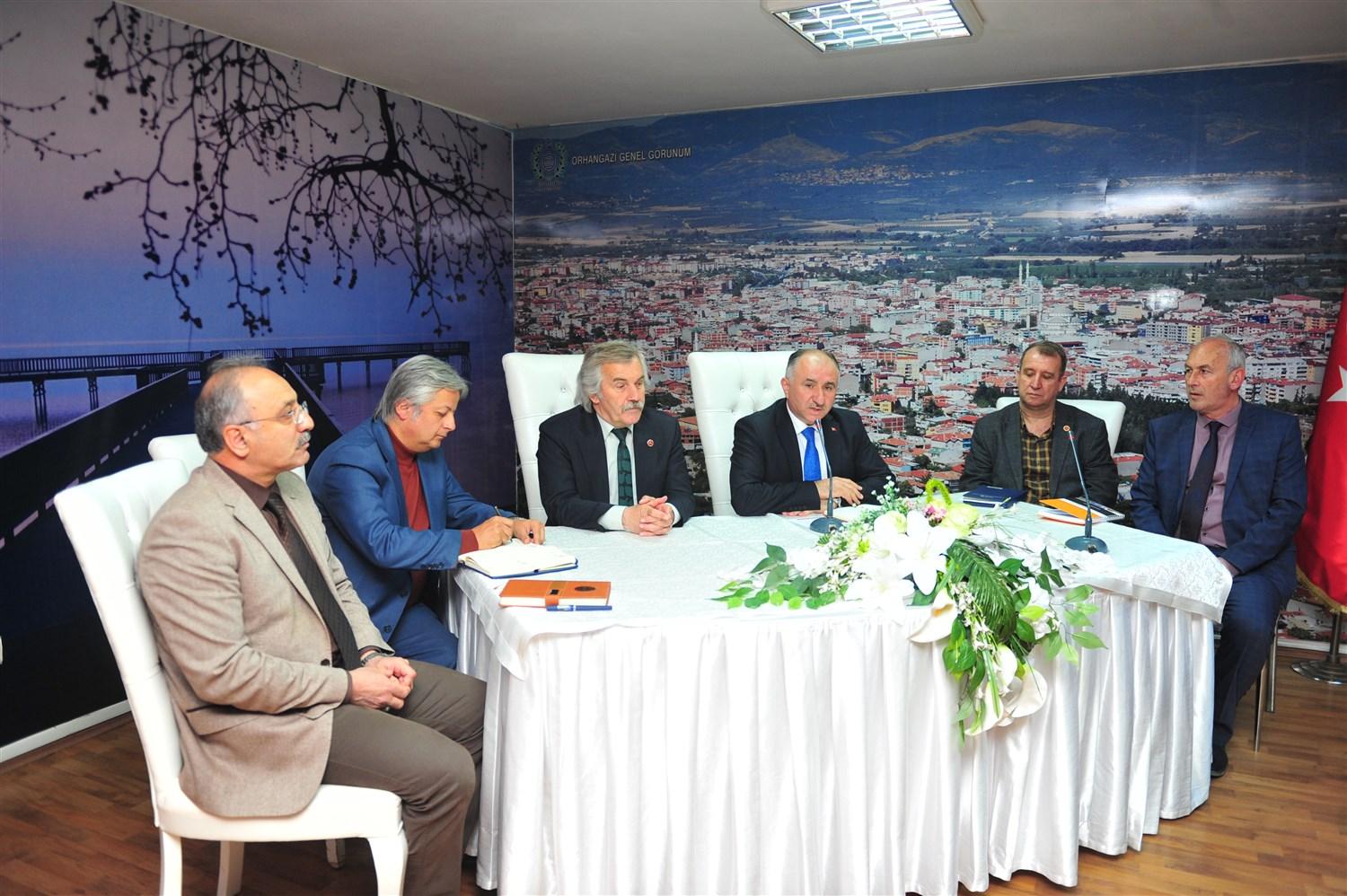 BAŞKAN ÇAĞLAYAN MUHTARLARLA AYLIK OLAĞAN TOPLANTISINI GERÇEKLEŞTİRDİ 