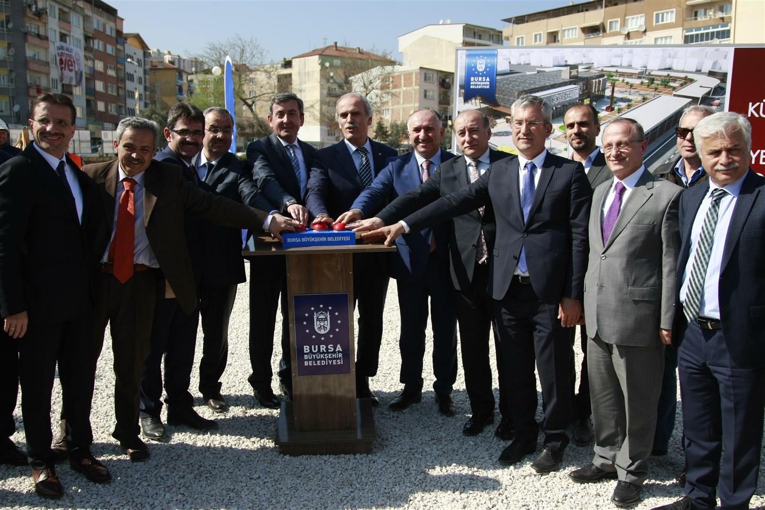 DEV KÜLTÜR MERKEZİ PROJESİNE GÖRKEMLİ TEMEL ATMA TÖRENİ 