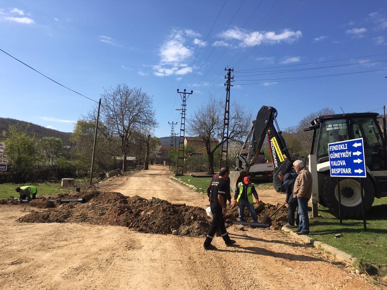HAMZALI MAHALLESİNDE ALT YAPI TAMAMLANDI, ÜST YAPI ÇALIŞMALARI BAŞLADI 