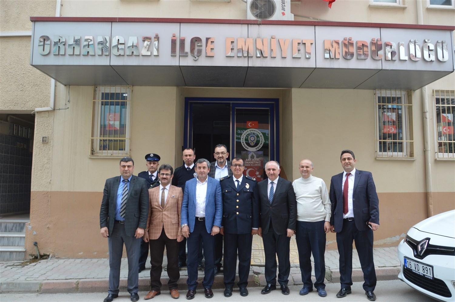 EMNİYET MÜDÜRLÜĞÜ'NE 172.YIL KUTLAMA ZİYARETİ 