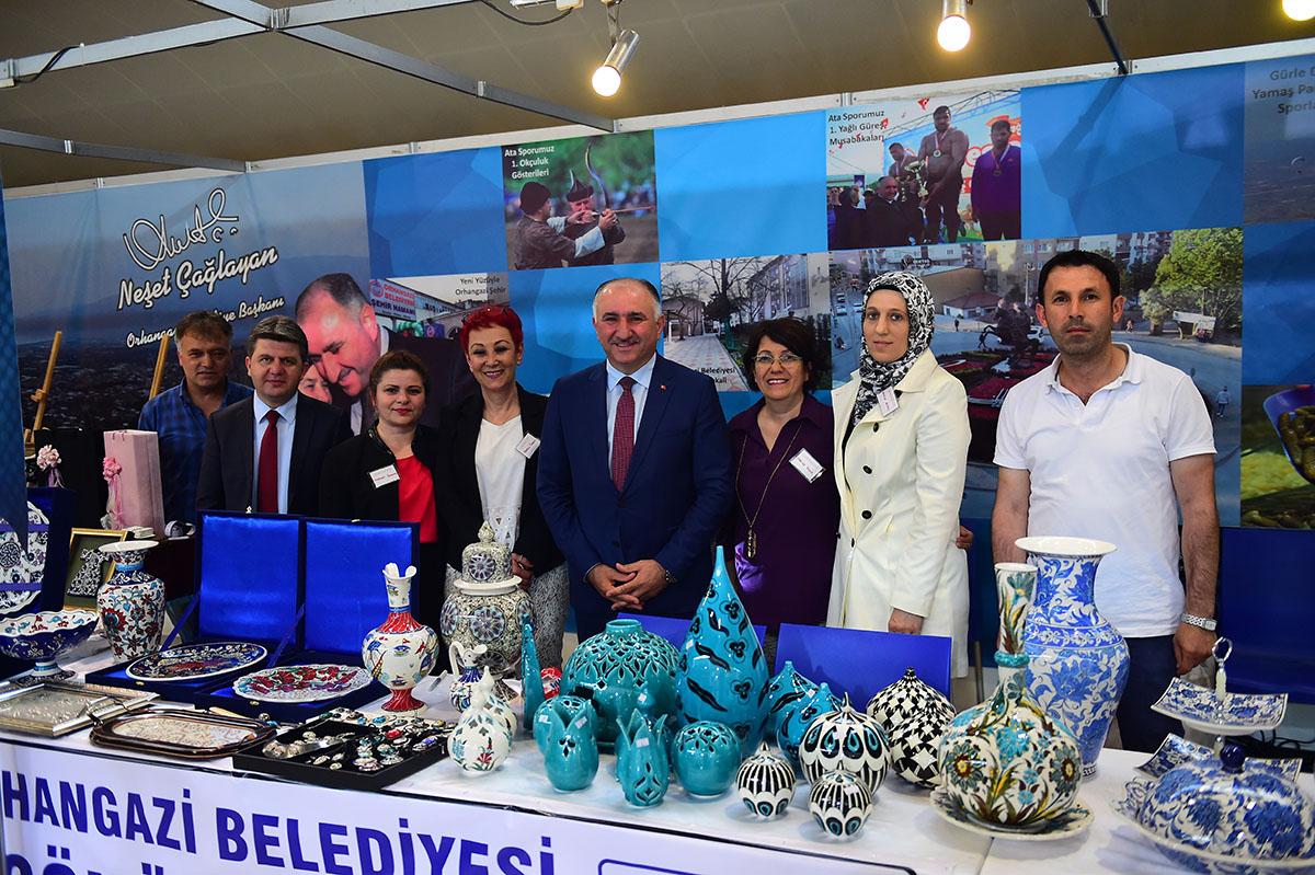 ORHANGAZİ BELEDİYESİ BURSA’DAKİ BÜYÜK FUARDA STANT AÇTI 
