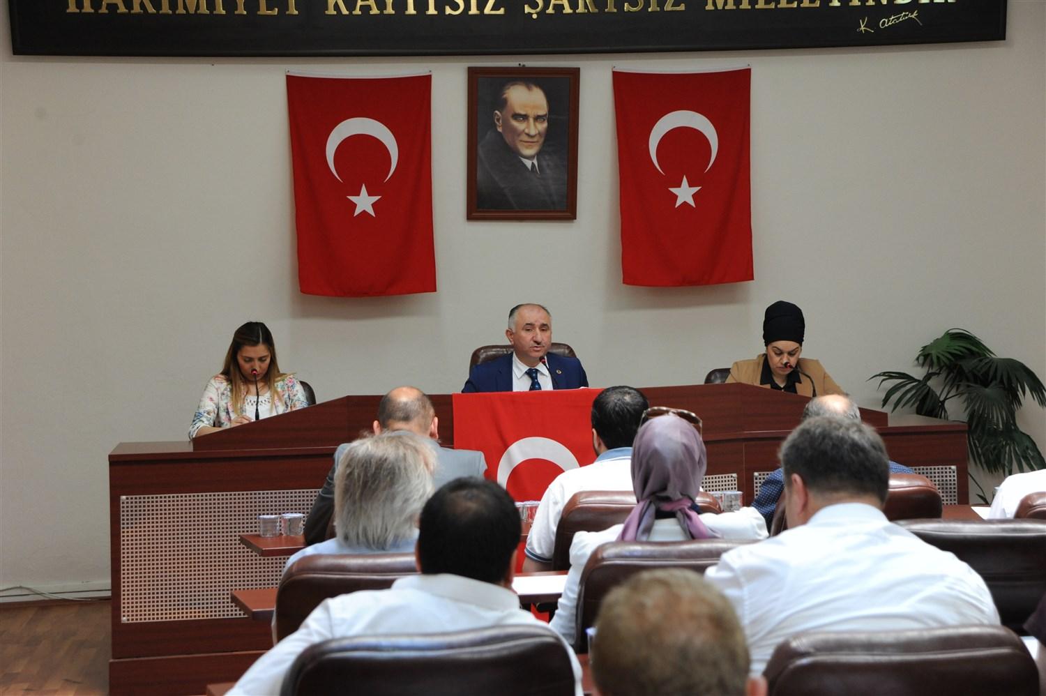 TEMMUZ AYI MECLİS TOPLANTISI YAPILDI 