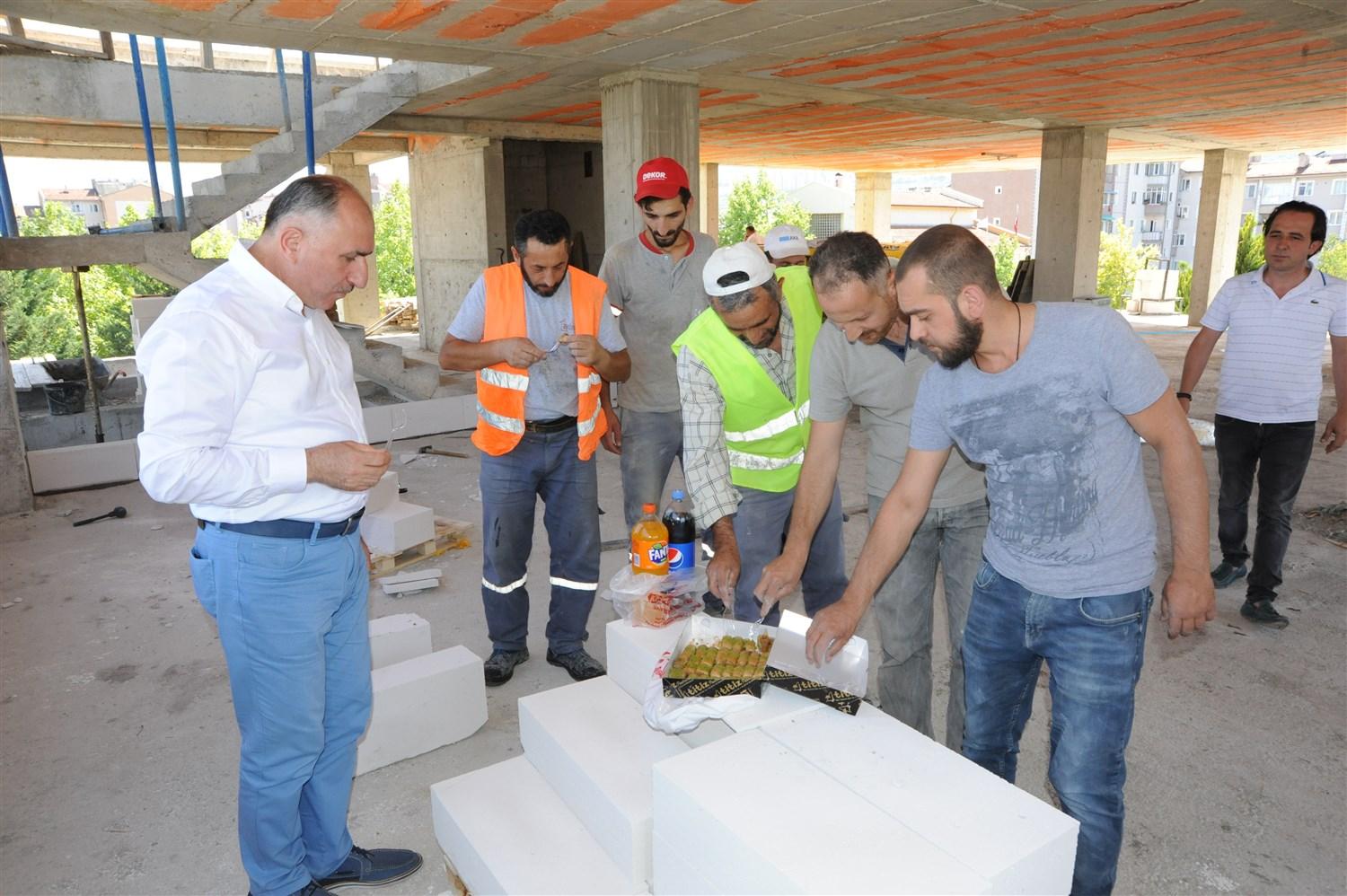 BALGÖÇ SOSYAL TESİSLERİ İNŞAATINDA SONA GELİNDİ 