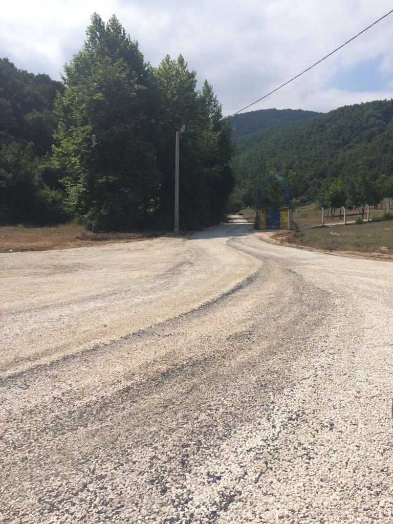 HAMZALI'DA ASFALT ÇALIŞMASI BAŞLANDI 