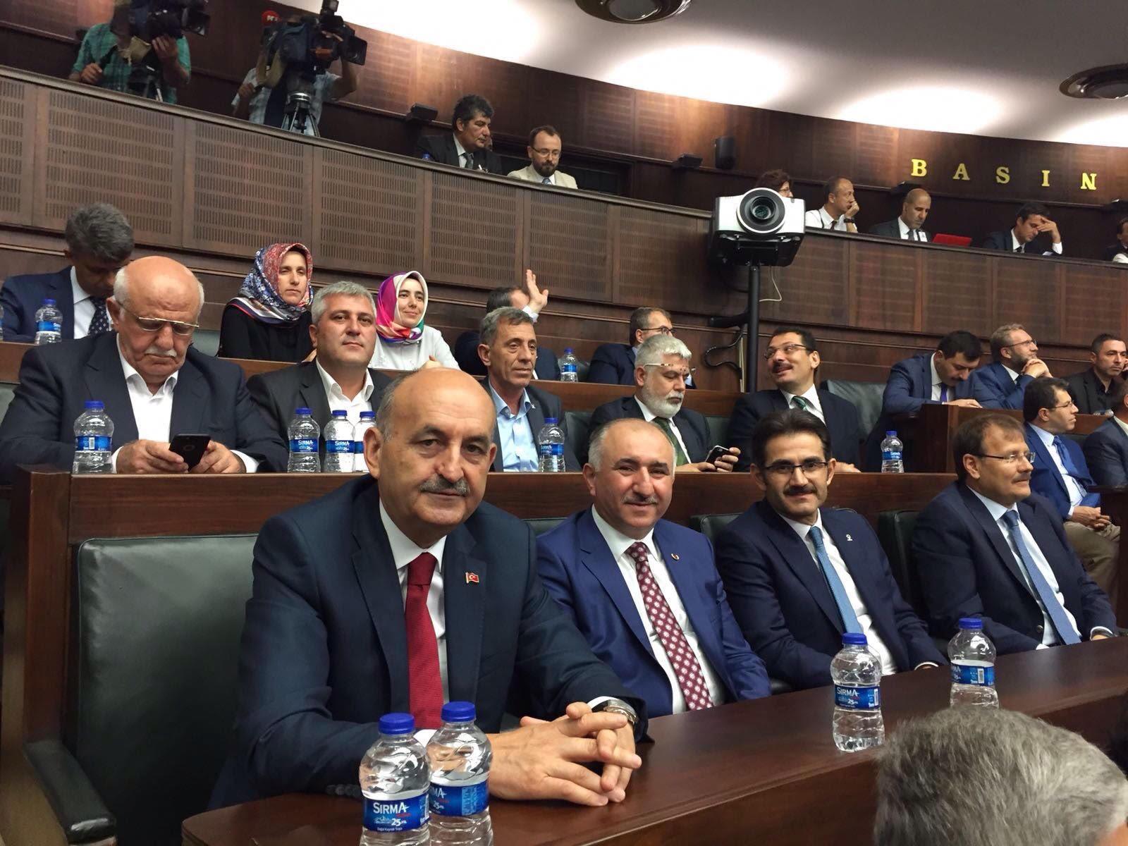 BAŞKAN ÇAĞLAYAN TBMM'DE AK PARTİ GRUP TOPLANTISINA KATILDI 