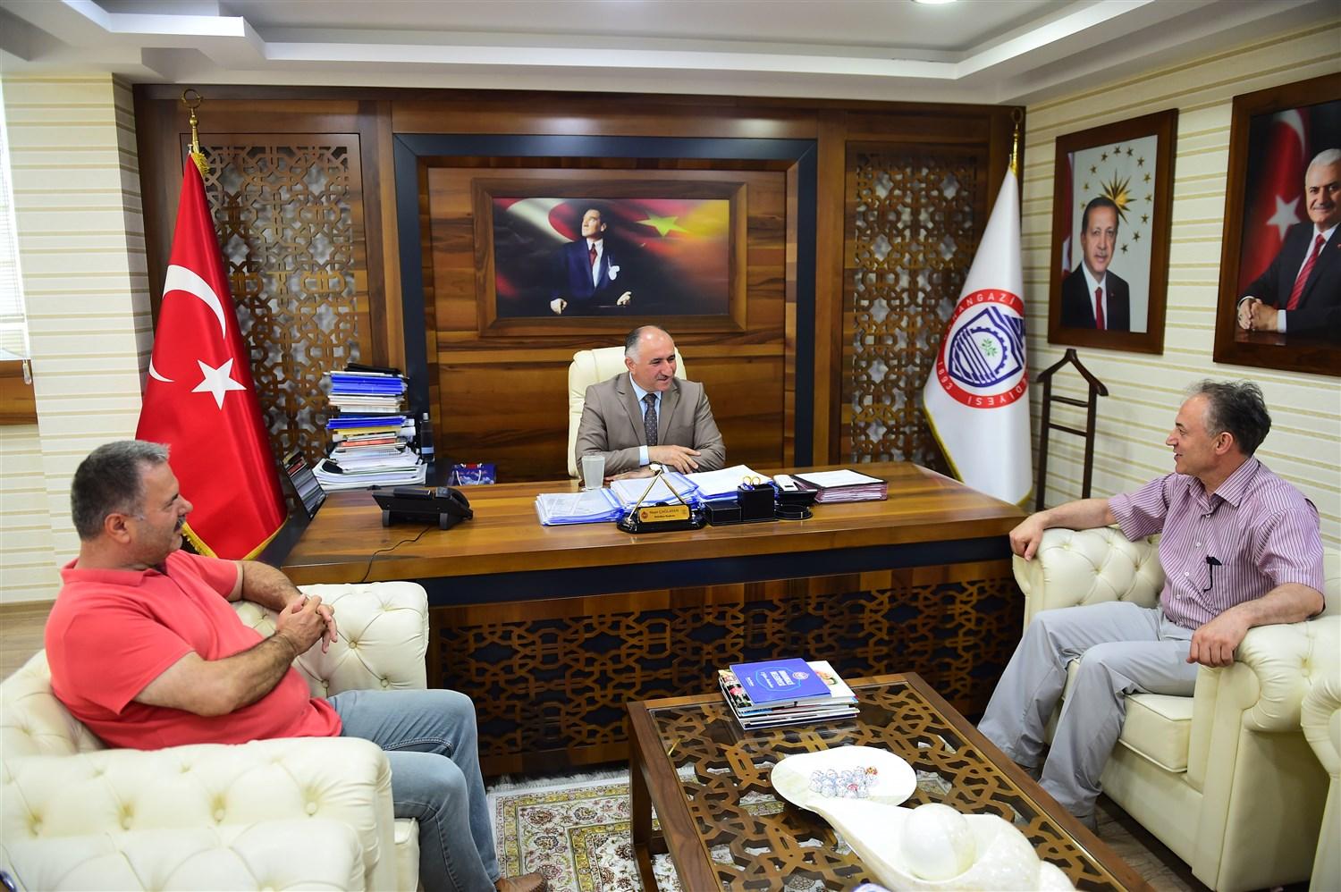 BALGÖÇ GENEL BAŞKANINDAN BAŞKAN ÇAĞLAYAN’A ZİYARET 