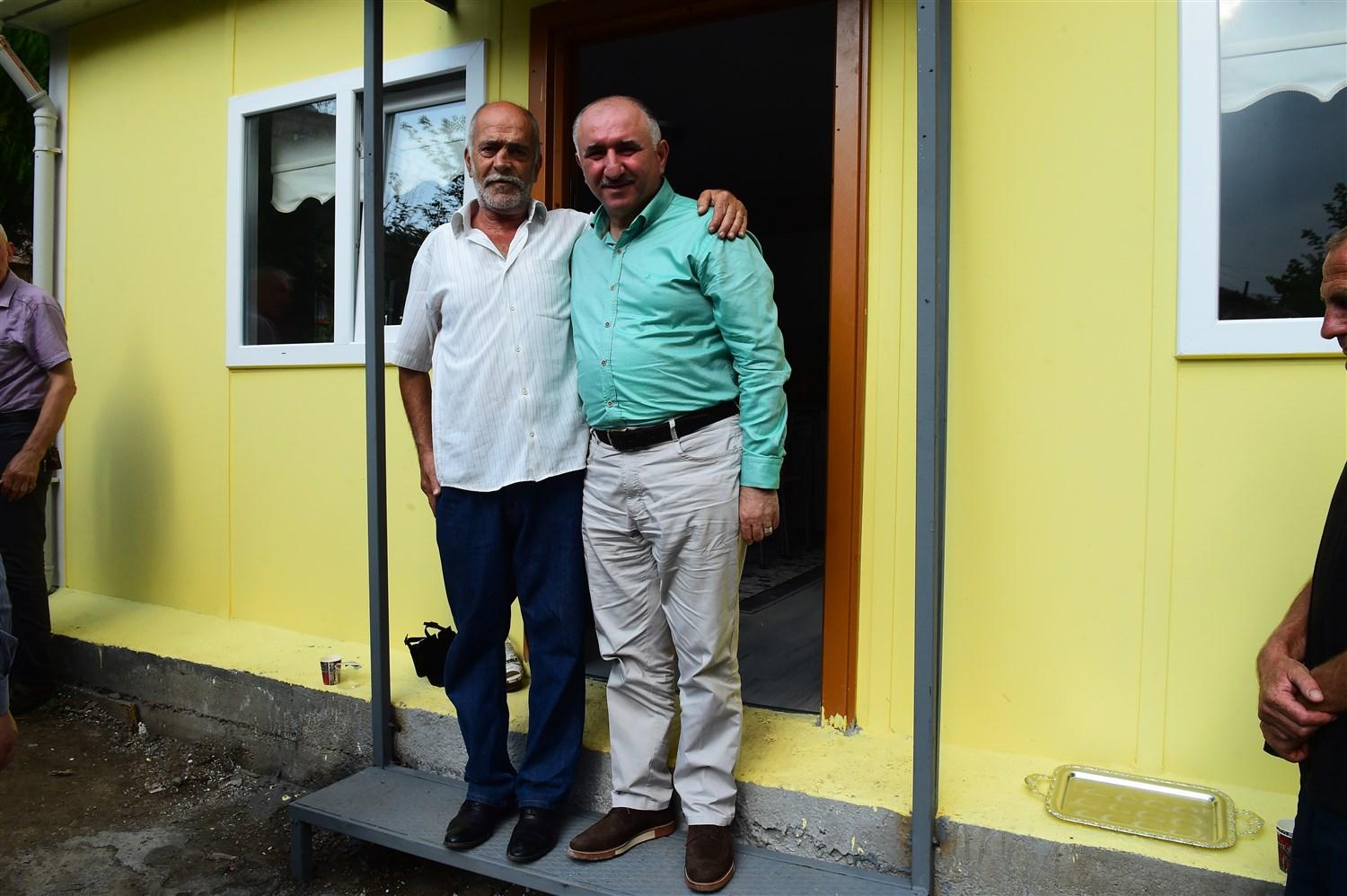 SICAK YUVA PROJESİ KAPSAMINDA YENİKÖY'DE HASAN ATİLLA'NIN EVİ TESLİM EDİLDİ 