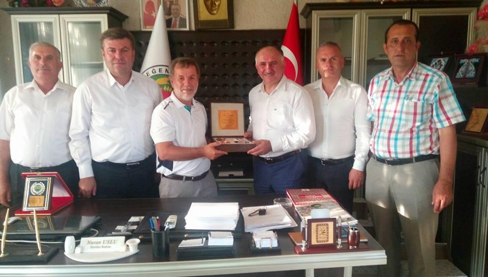 BAŞKAN ÇAĞLAYAN’DA KARDEŞ BELEDİYEYE ZİYARET 