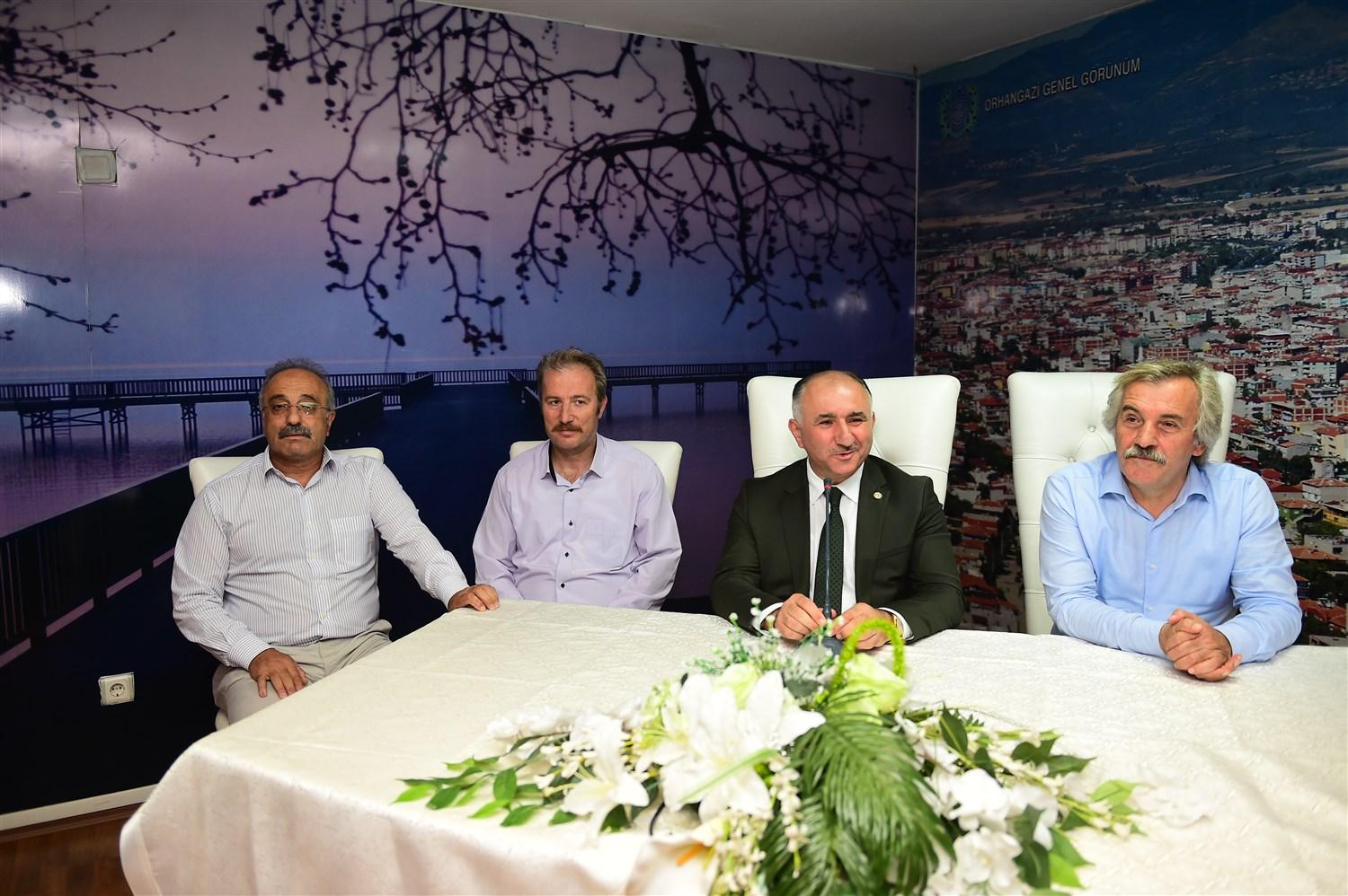 BAŞKAN ÇAĞLAYAN PERSONEL İLE BAYRAMLAŞTI 