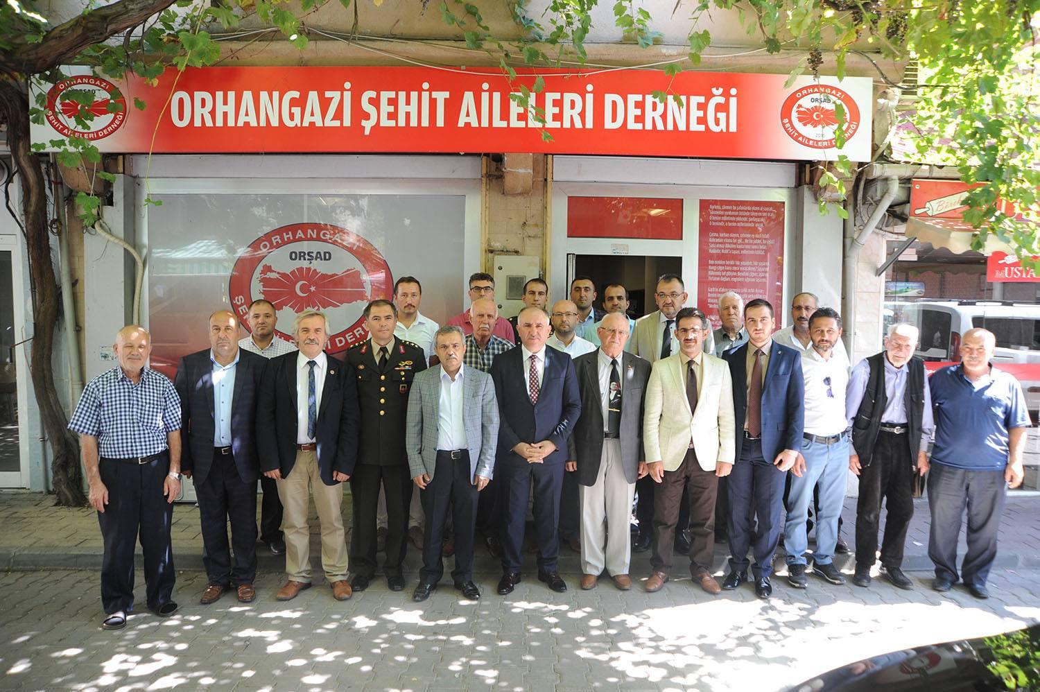 BAŞKAN ÇAĞLAYAN ŞEHİT AİLELERİ DERNEĞİ'NDEKİ BAYRAMLAŞMA PROGRAMINA KATILDI 