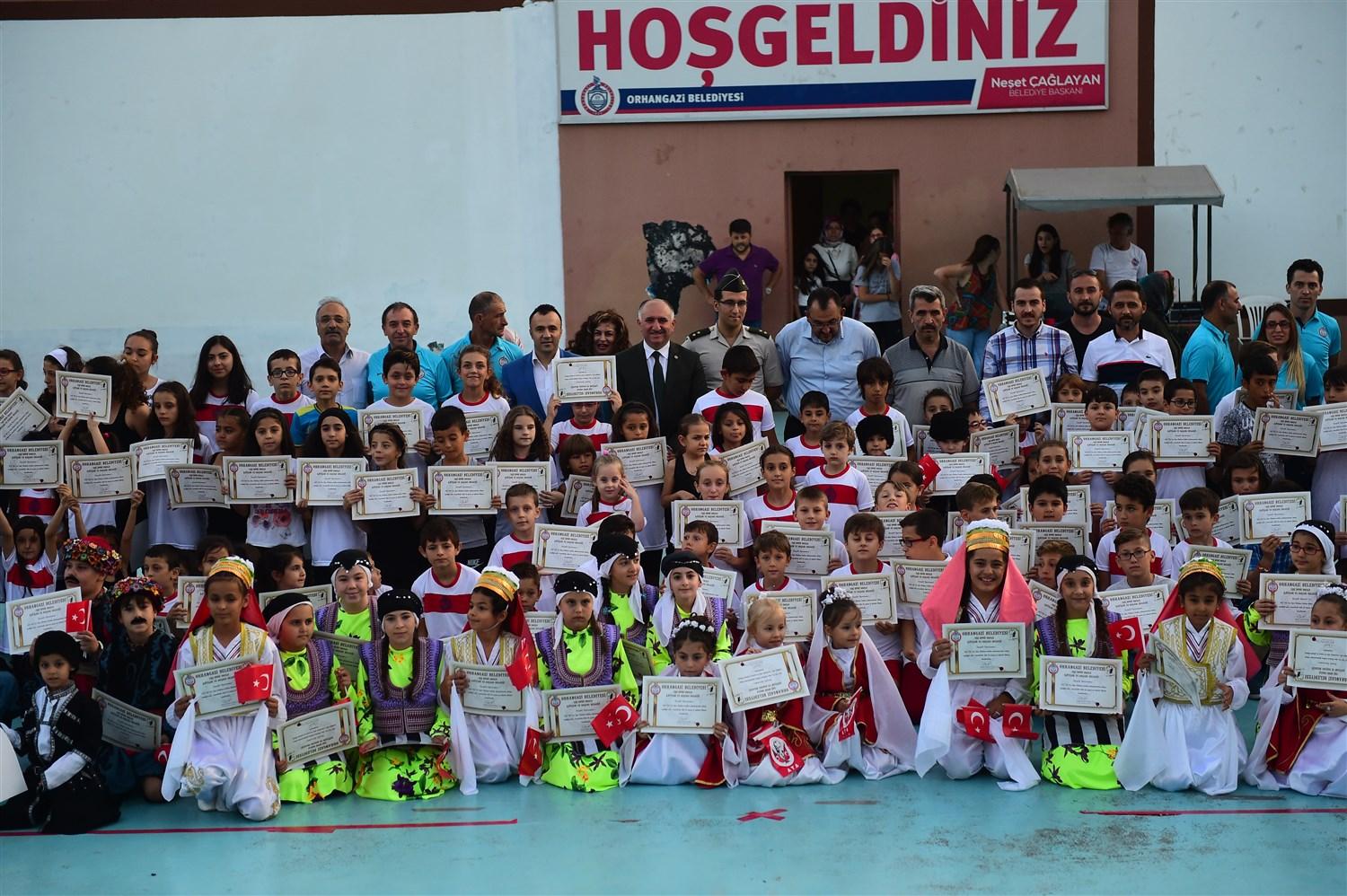 YAZ SPOR OKULUNDA 2 BİN 250 ÖĞRENCİNİN SERTİFİKA SEVİNCİ 