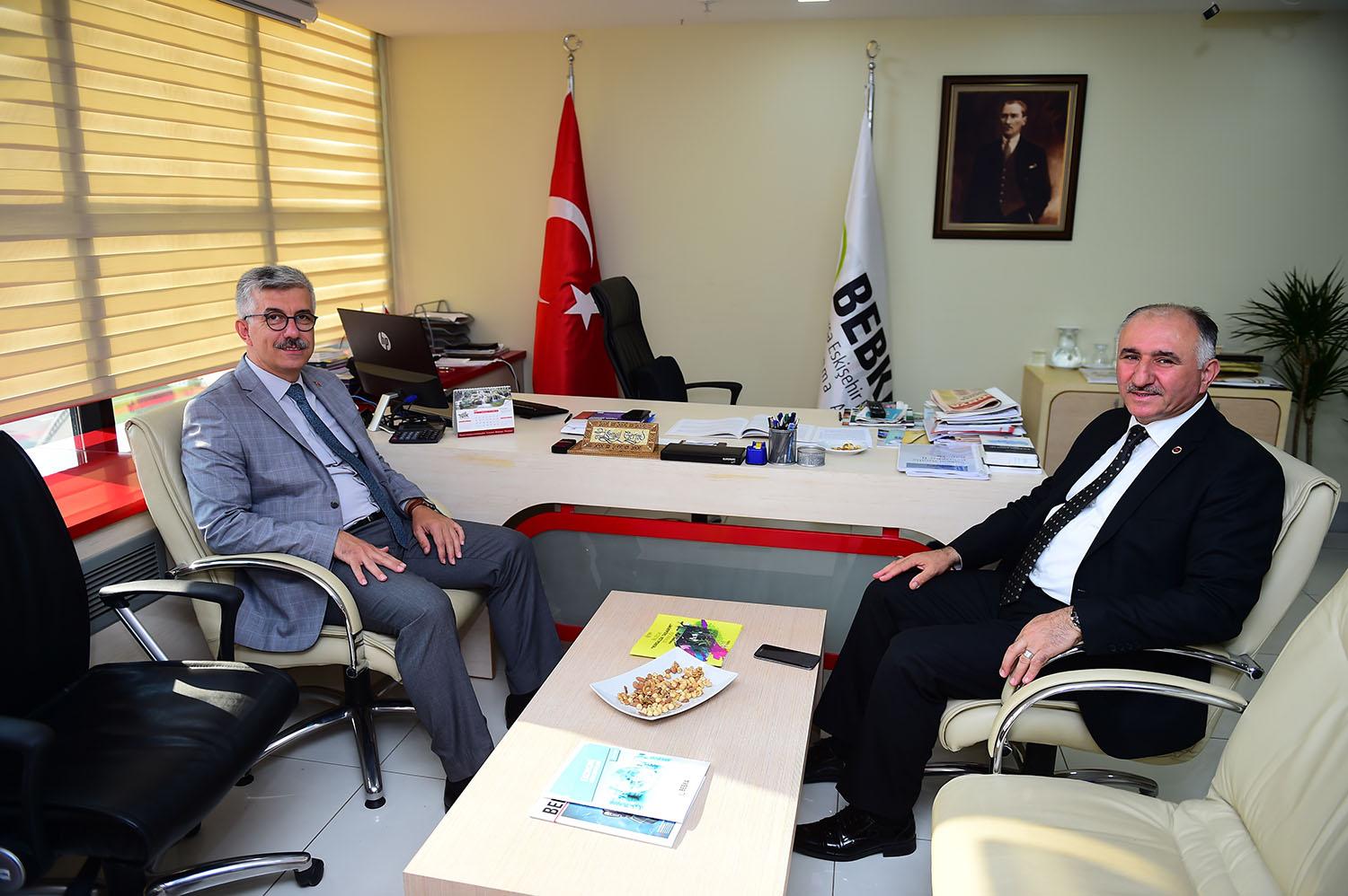 BAŞKAN ÇAĞLAYAN’DAN BEBKA GENEL SEKRETERİ’NE ZİYARET 