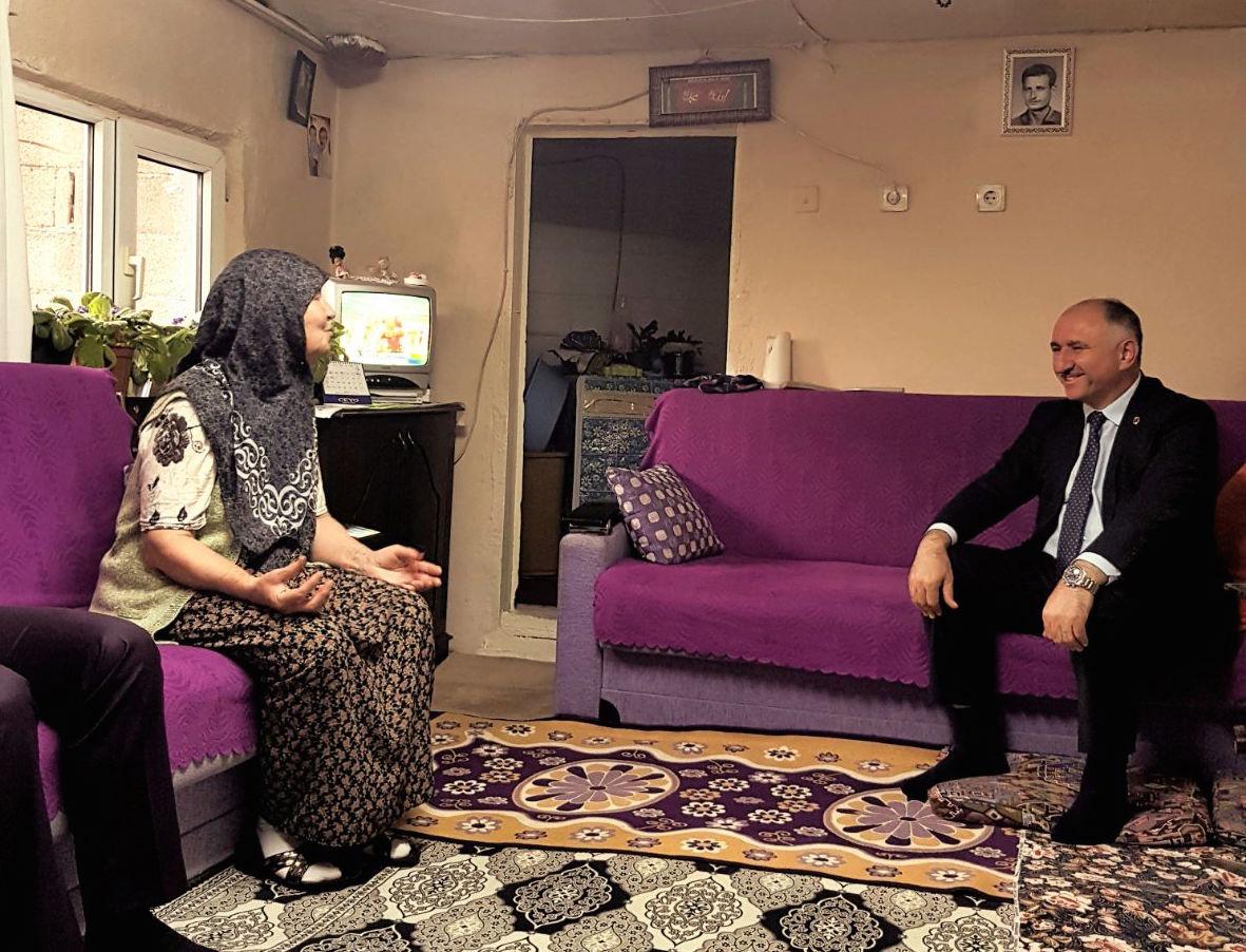 BAŞKAN ÇAĞLAYAN ÇELENOĞLU AİLESİNİN MİSAFİRİ OLDU 