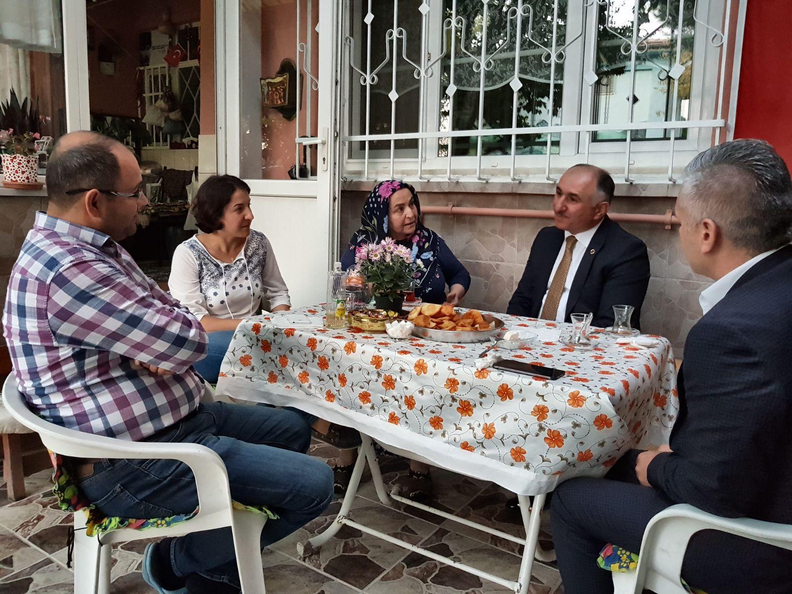 BAŞKAN ÇAĞLAYAN BEYAZIT AİLESİNİN MİSAFİRİ OLDU 