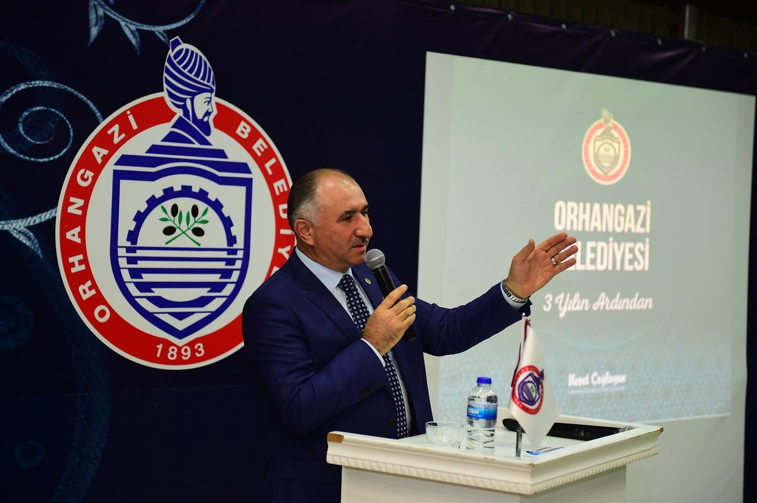 BAŞKAN ÇAĞLAYAN DEVLET MEMURU VE DAİMİ İŞÇİ PERSONELİ İLE BULUŞTU 