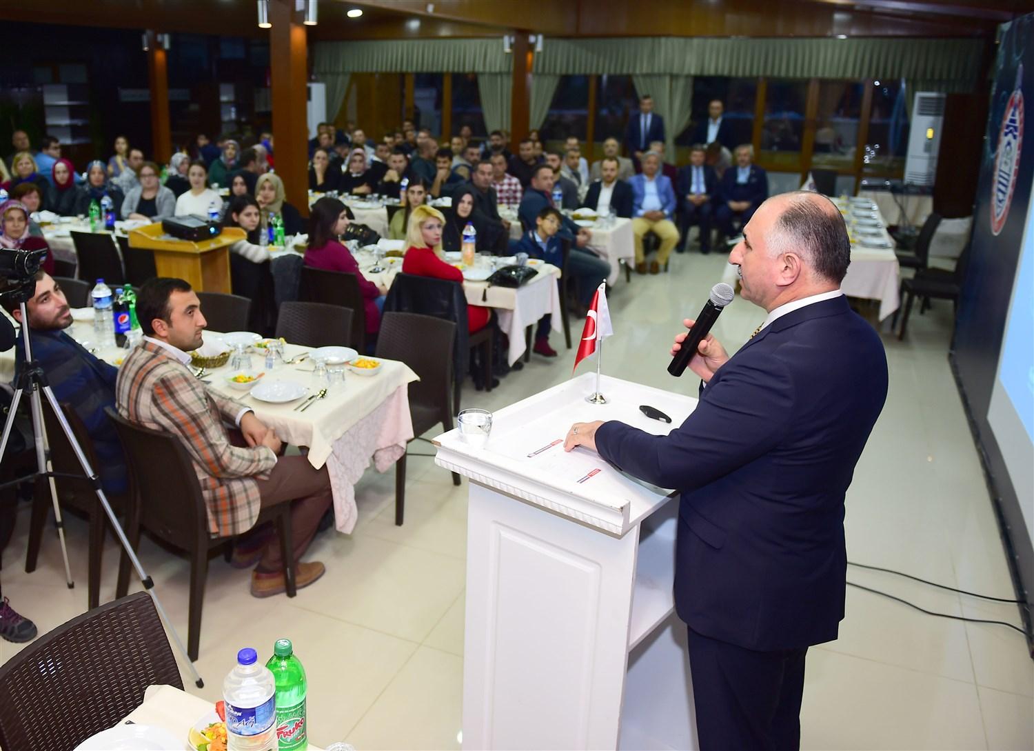 BAŞKAN ÇAĞLAYAN PERSONEL İLE BULUŞMA TOPLANTILARINA DEVAM EDİYOR 