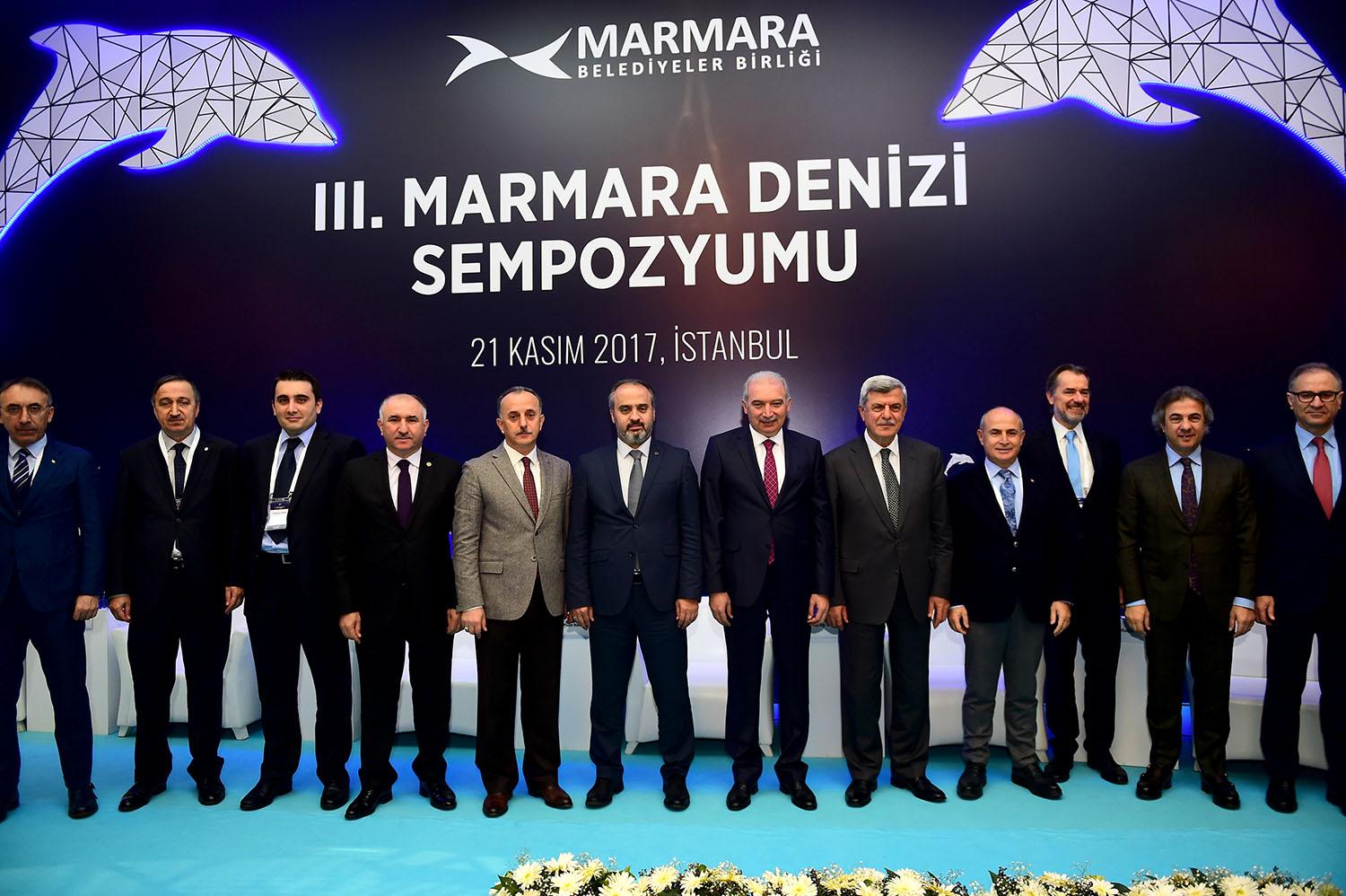 BAŞKAN ÇAĞLAYAN MARMARA BELEDİYELER BİRLİĞİ'NİN 3.MARMARA DENİZİ SEMPOZYUMUNA KATILDI 