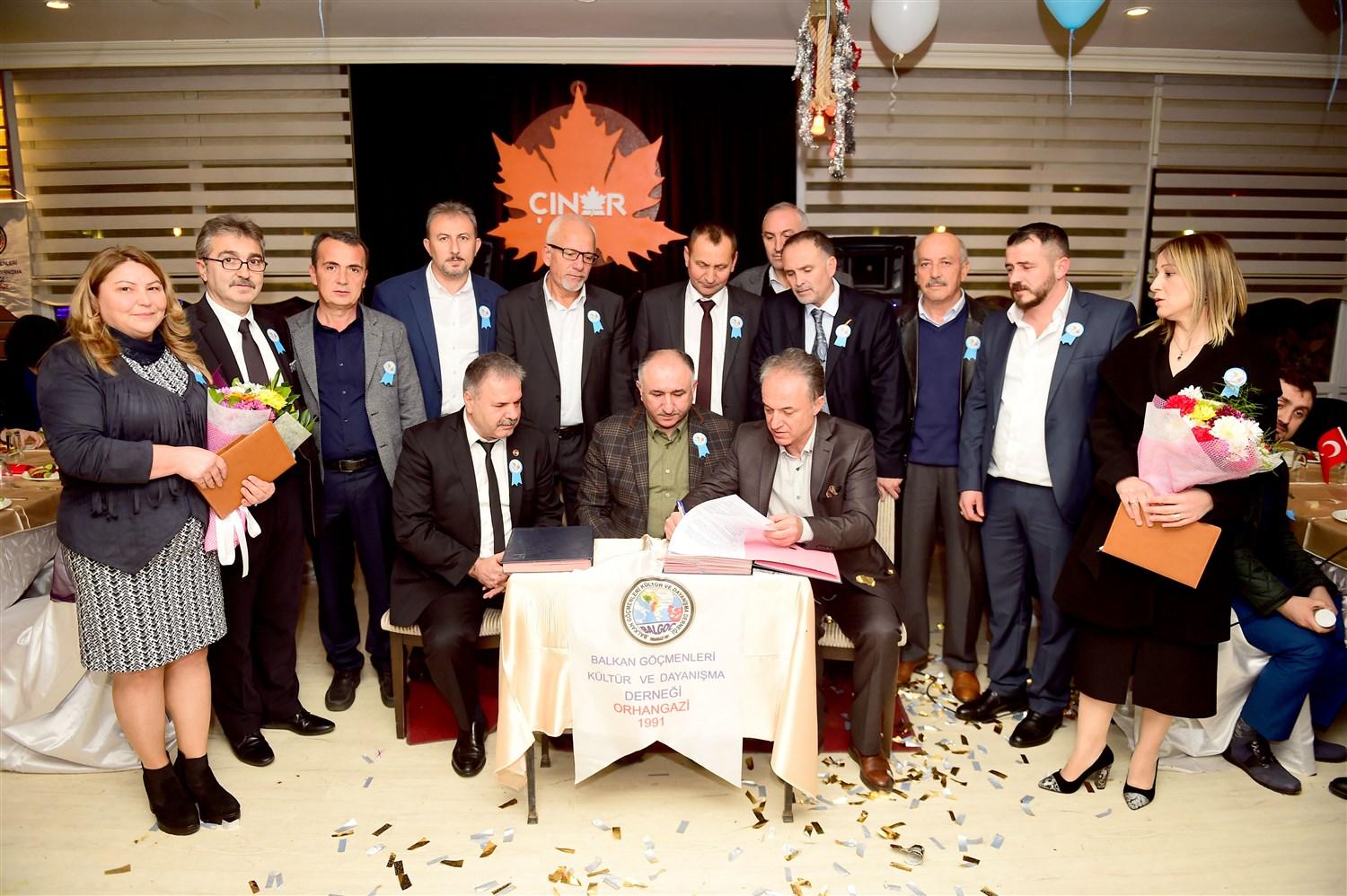 BAŞKAN ÇAĞLAYAN BALGÖÇ GECESİNE KATILDI, GECEDE BALGÖÇ SOSYAL TESİSİN BALGÖÇ’E TESLİM TÖRENİ DE GERÇEKLEŞTİRİLDİ 