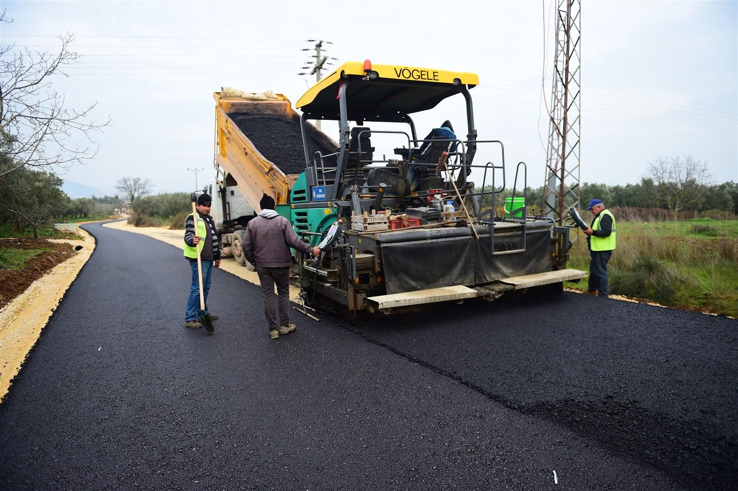 GÜRLE MAHALLESİ İLE ANA YOL BAĞLANTI YOLU SICAK ASFALTLA KAPLANDI 