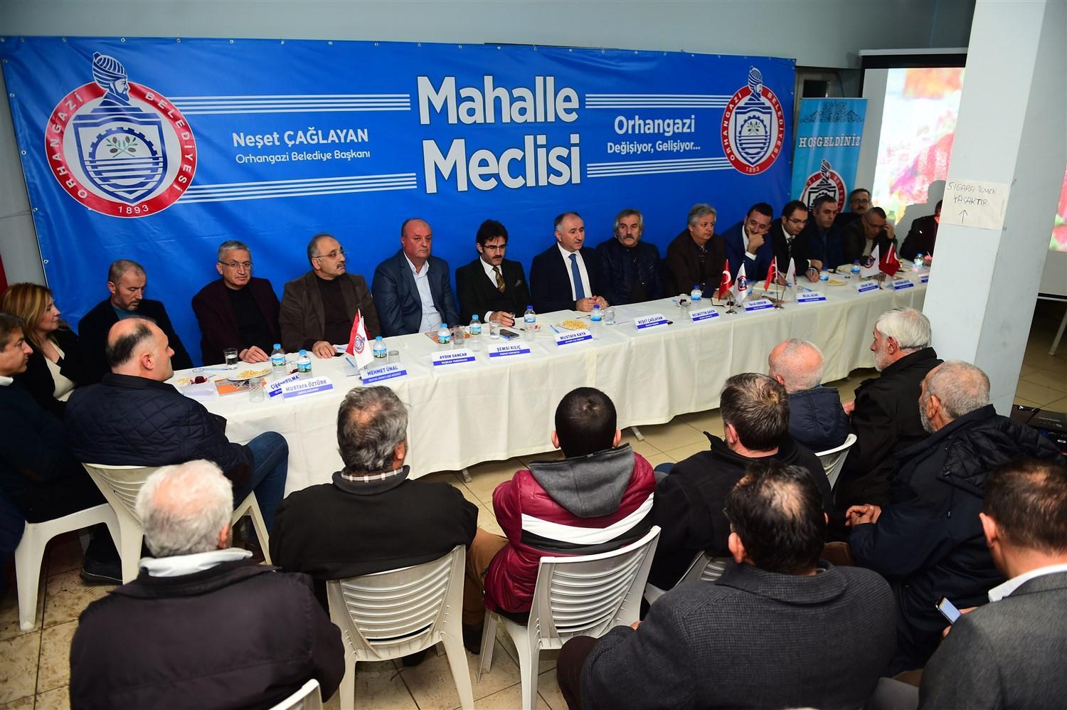 BAŞKAN ÇAĞLAYAN GÖLYAKA MAHALLE MECLİSİ'NDE GÖLYAKALILARLA BULUŞTU 