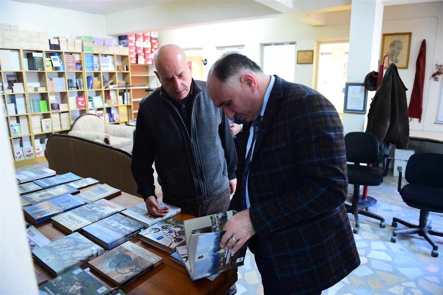 BAŞKAN ÇAĞLAYAN AVRASYA ETNOGRAFYA VAKFINI ZİYARET ETTİ 