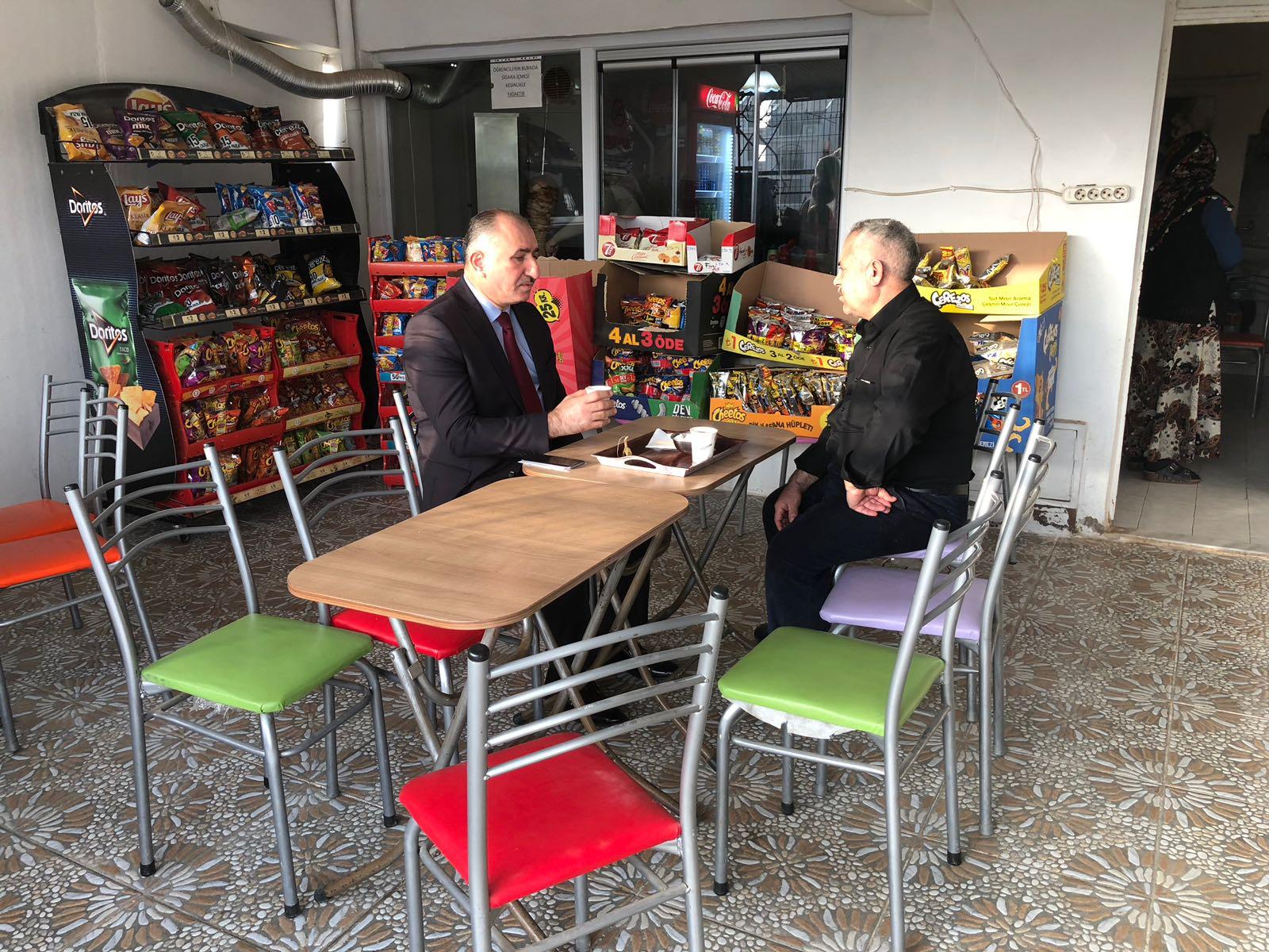 BAŞKAN ÇAĞLAYAN GÜNE ESNAF ZİYARETLERİ İLE BAŞLADI 