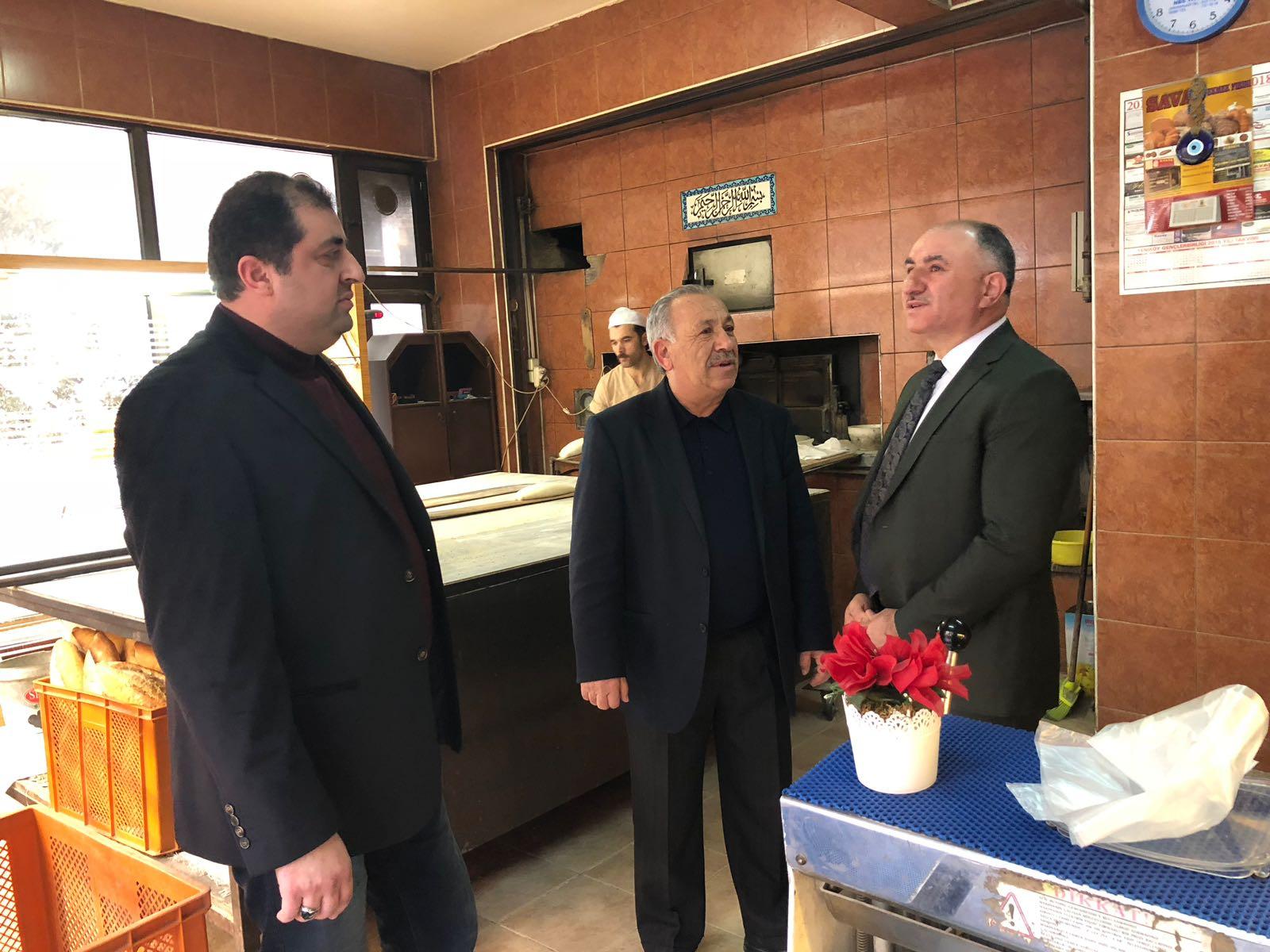 BAŞKAN ÇAĞLAYAN’DAN ESNAF ZİYARETLERİ DEVAM EDİYOR 