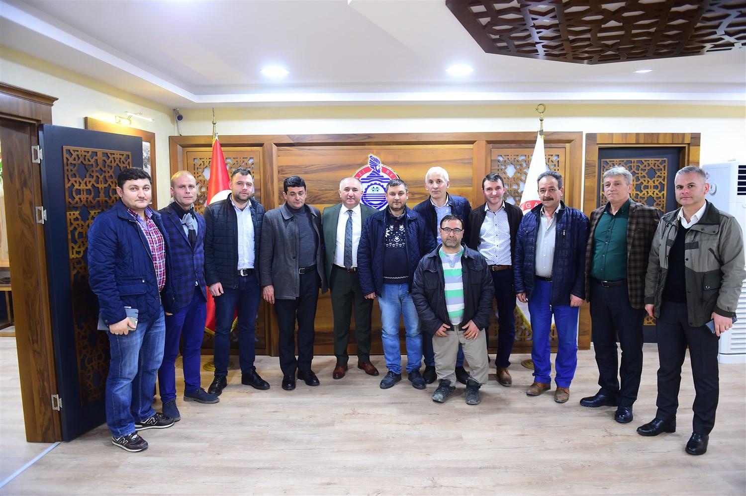 KULÜP BAŞKANLARINDAN ÇAĞLAYAN’A TEŞEKKÜR ZİYARETİ 