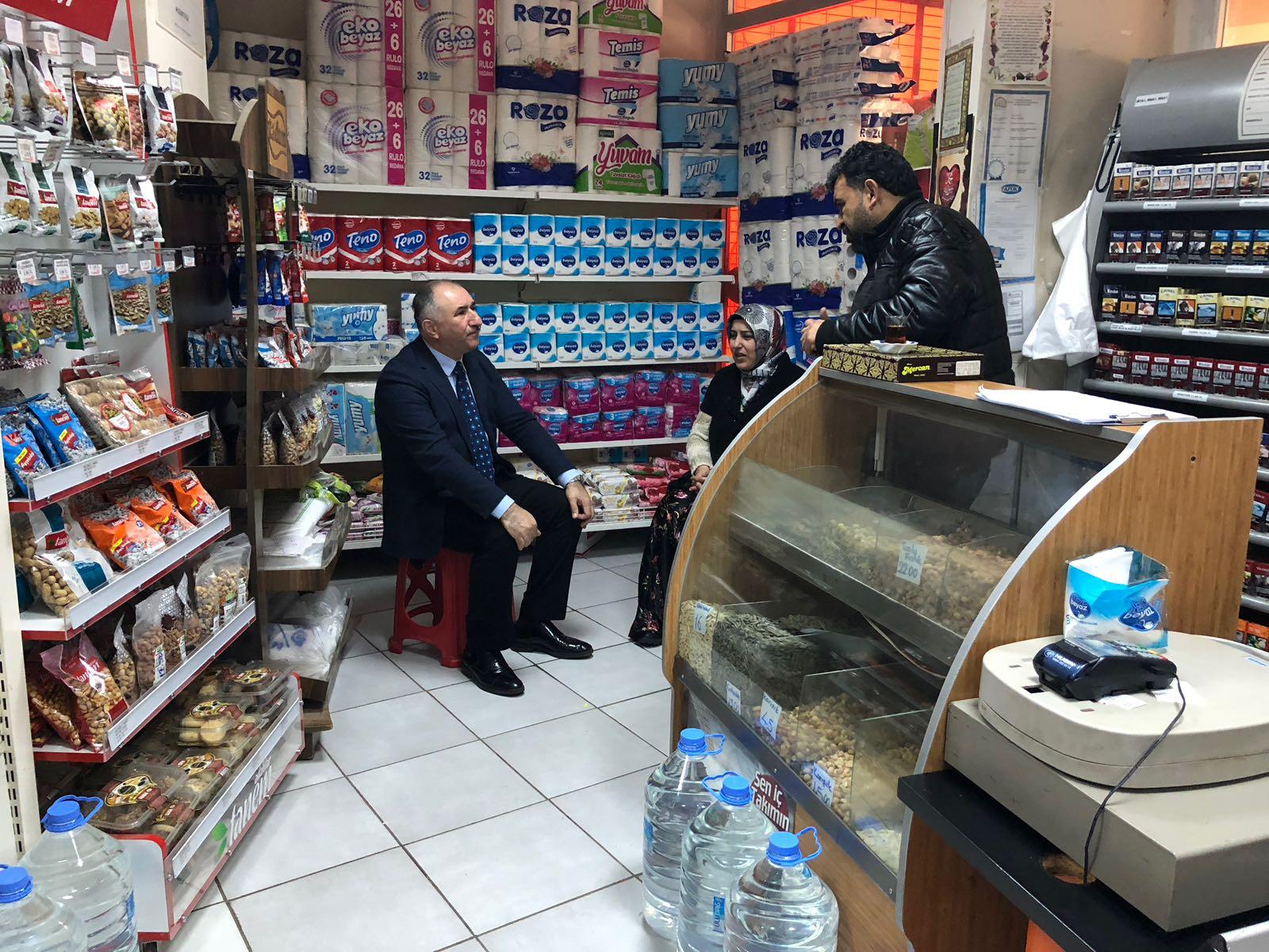 BAŞKAN ÇAĞLAYAN YENİ HAFTAYA ESNAF ZİYARETLERİ İLE BAŞLADI 