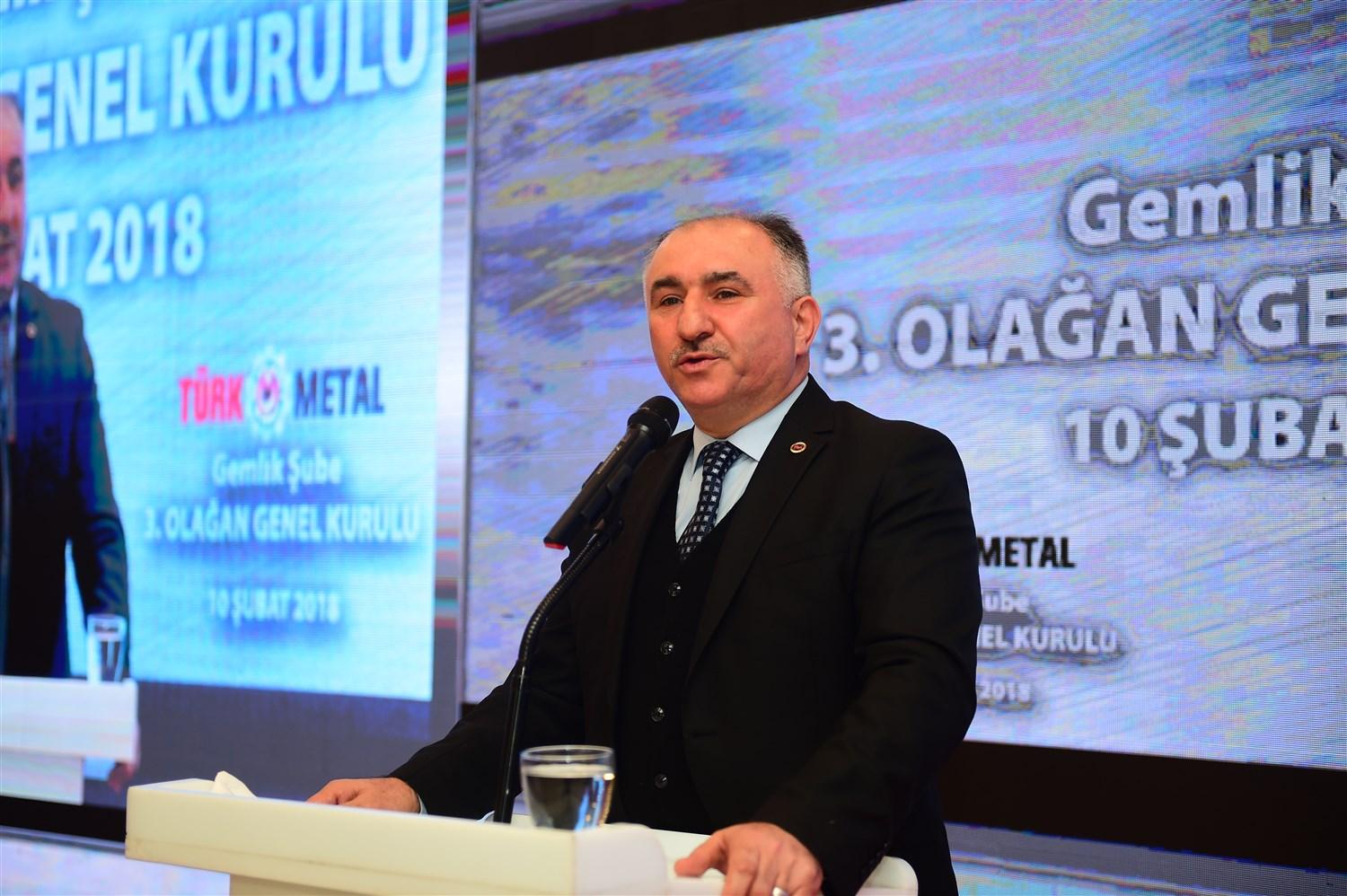 BAŞKAN ÇAĞLAYAN TÜRK METAL İŞÇİSİNİN COŞKUSUNA ORTAK OLDU 