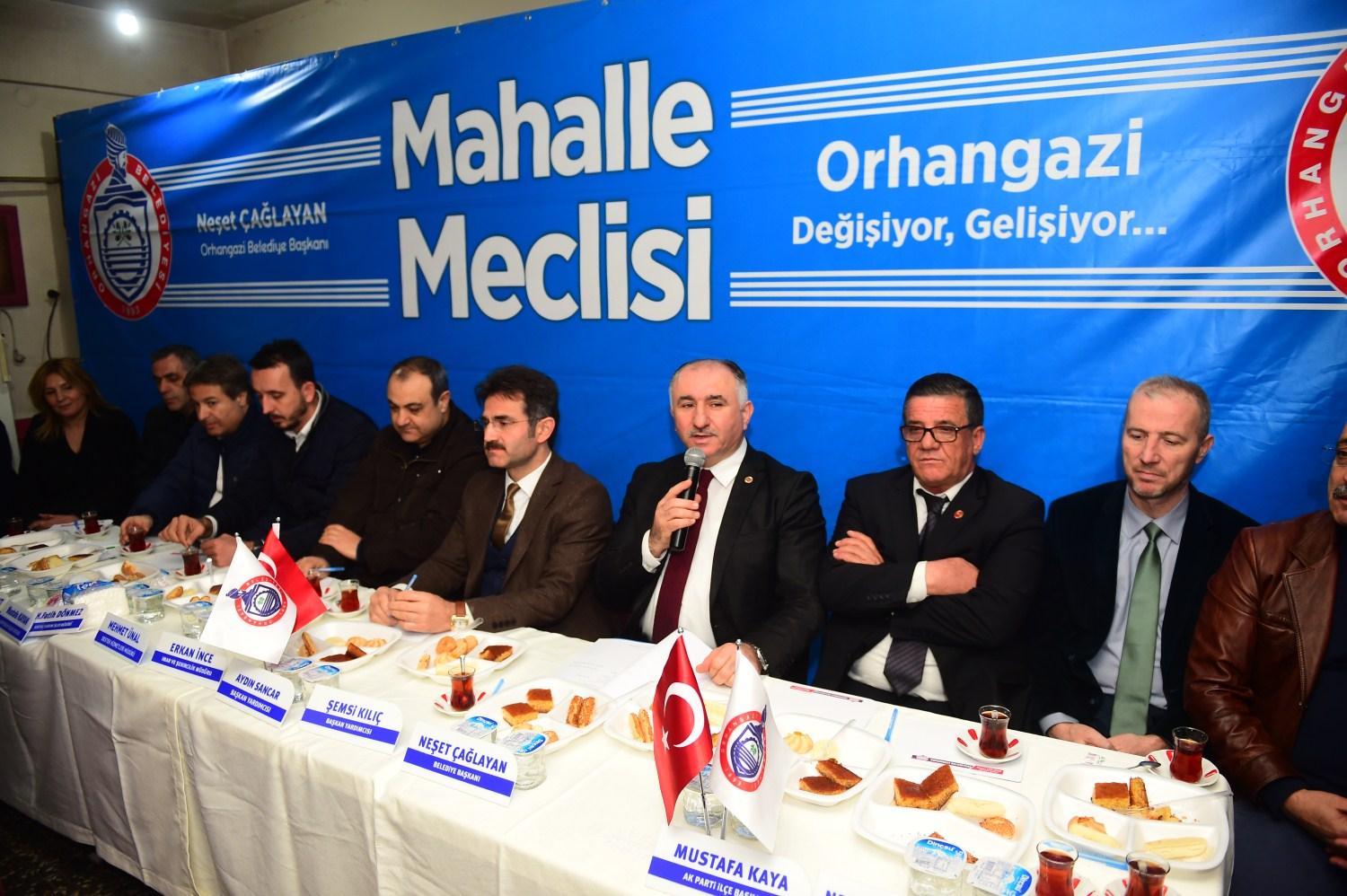 BAŞKAN ÇAĞLAYAN ORTAKÖY MAHALLE MECLİSİNDE ORTAKÖY SAKİNLERİ İLE BULUŞTU 