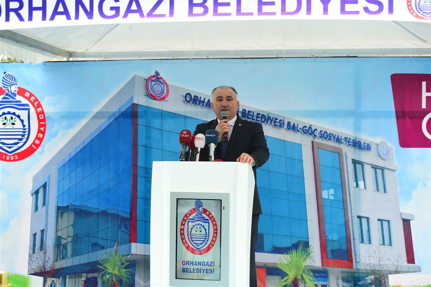 BALGÖÇ ORHANGAZİ SOSYAL TESİSLERİ MUHTEŞEM BİR TÖRENLE AÇILDI 