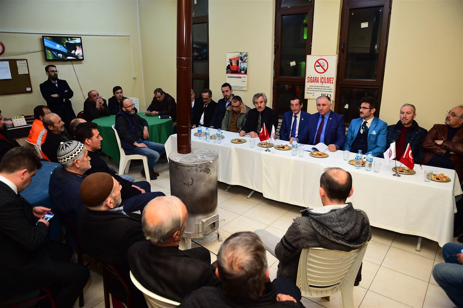 BAŞKAN ÇAĞLAYAN HECELER MAHALLE MECLİSİNDE MAHALLE SAKİNLERİ İLE BİR ARAYA GELDİ 