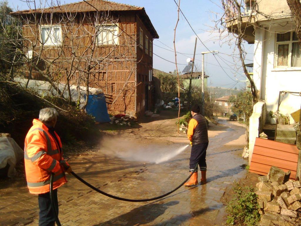 KIRSAL MAHALLELERDE HUMMALI TEMİZLİK ÇALIŞMALARI 