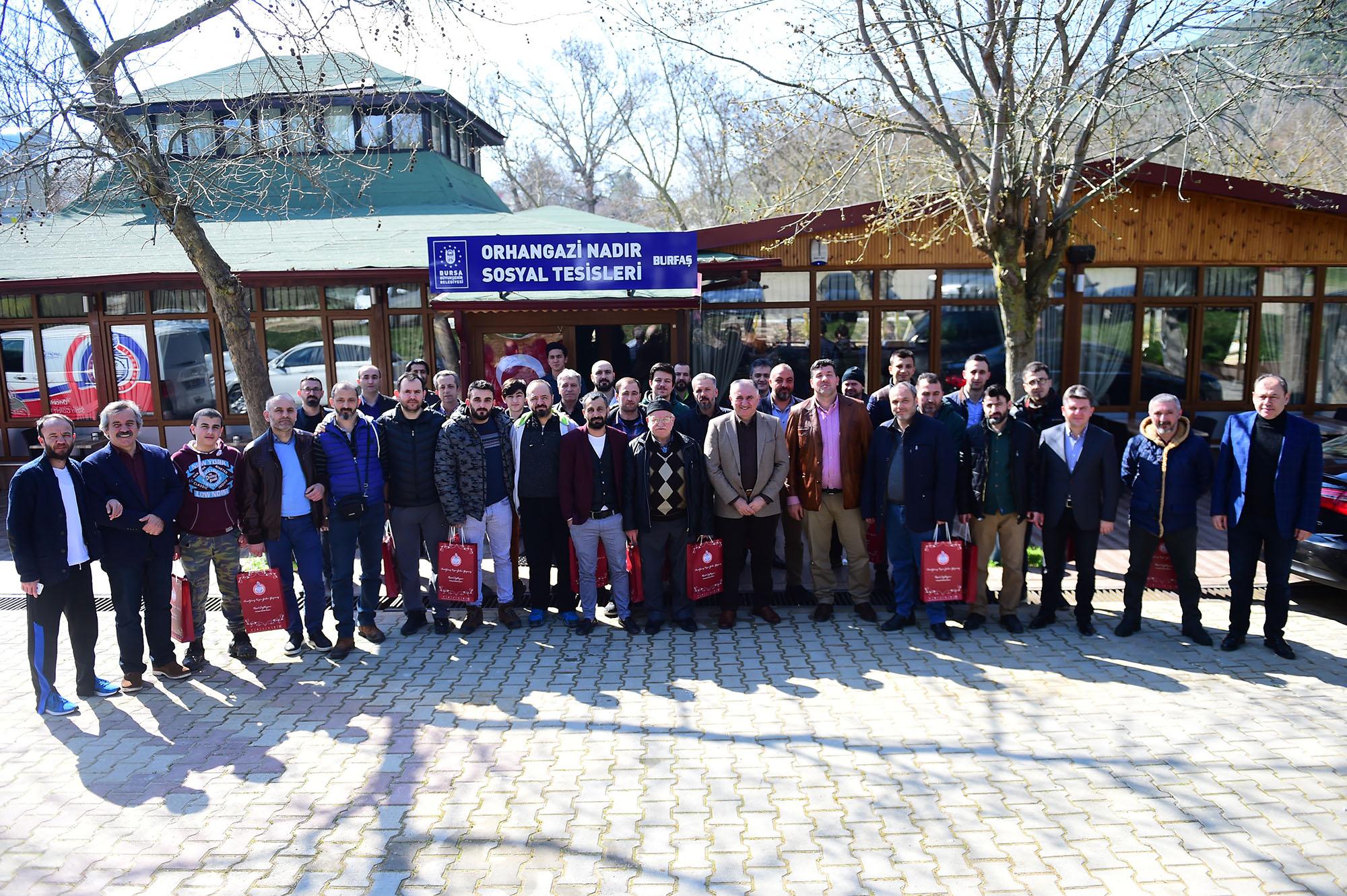 BAŞKAN ÇAĞLAYAN ERKEK KUAFÖR ESNAFI İLE BULUŞTU 