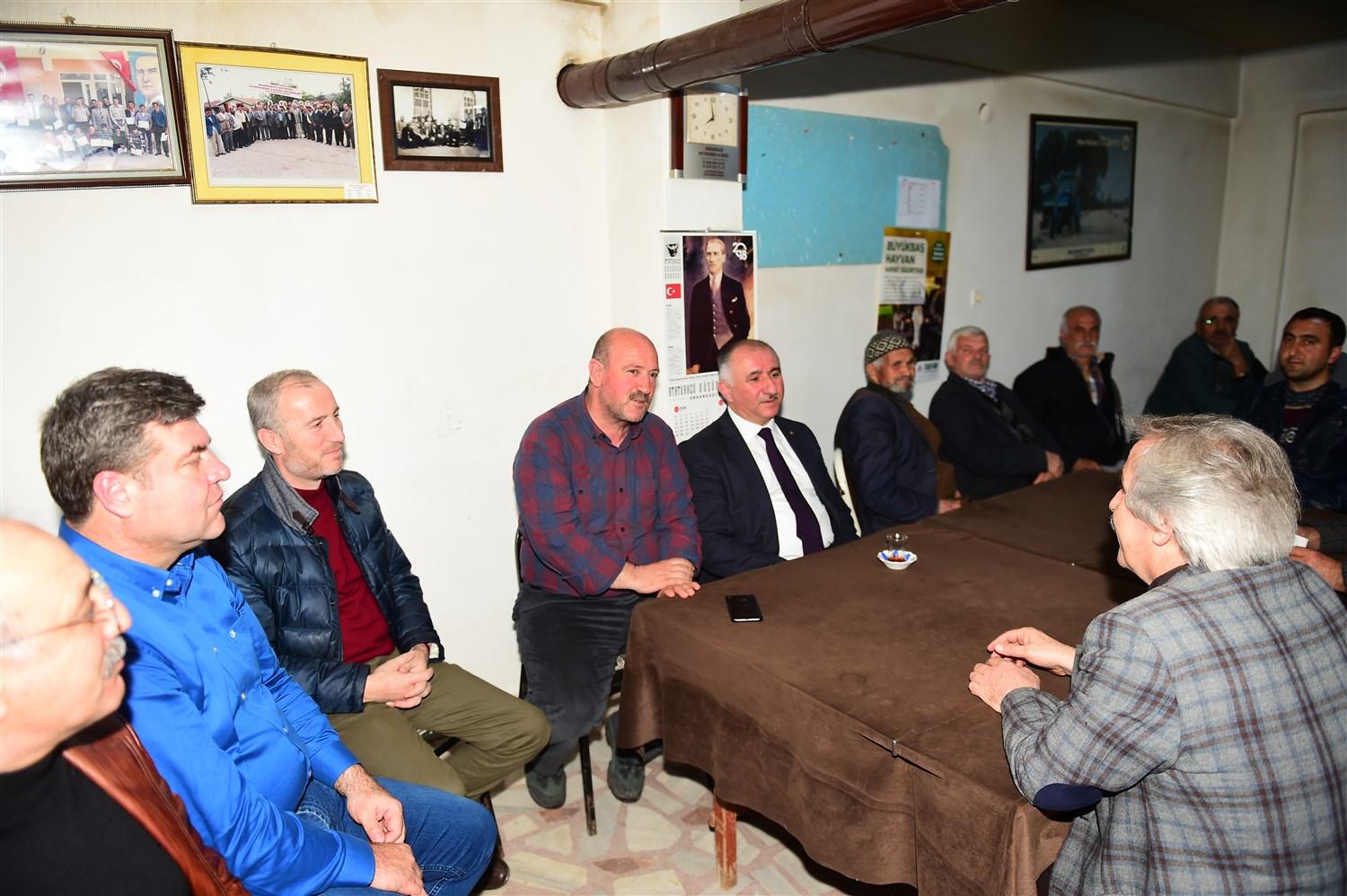 BAŞKAN ÇAĞLAYAN MAHMUDİYE MAHALLE MECLİSİNDE VATANDAŞLARI DİNLEDİ 