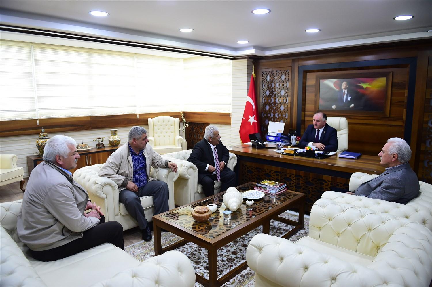 BAŞKAN ÇAĞLAYAN TRABZON-DÜZKÖY BELEDİYE BAŞKANINI AĞIRLADI 