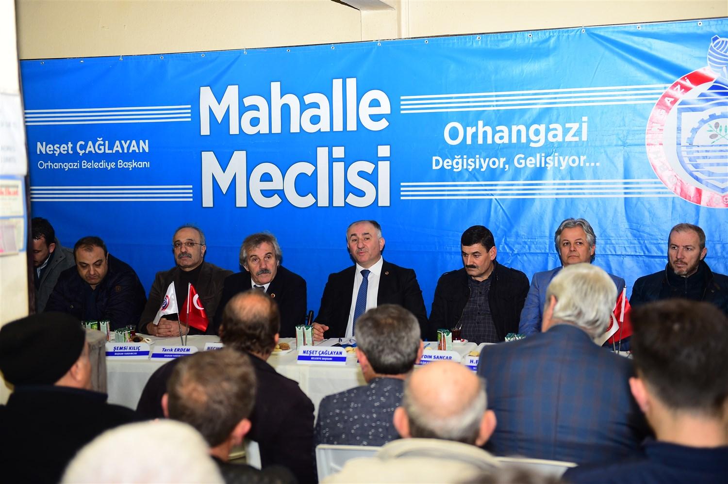 BAŞKAN ÇAĞLAYAN AKHAREM MAHALLE MECLİSİNDE VATANDAŞLARLA BULUŞTU 