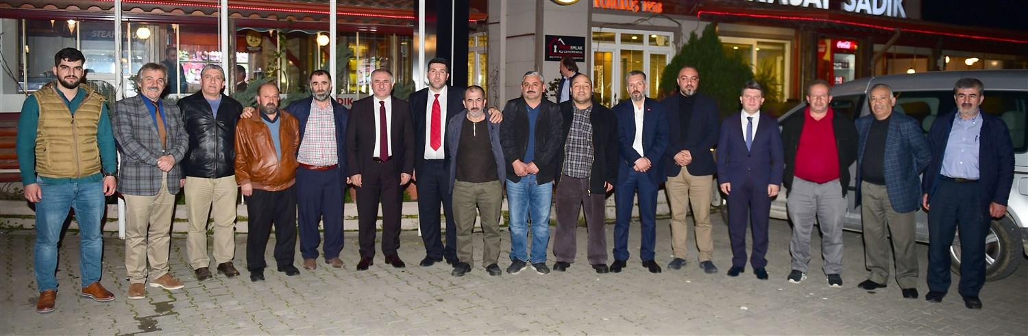 BAŞKAN ÇAĞLAYAN FIRINCILARLA BULUŞTU 