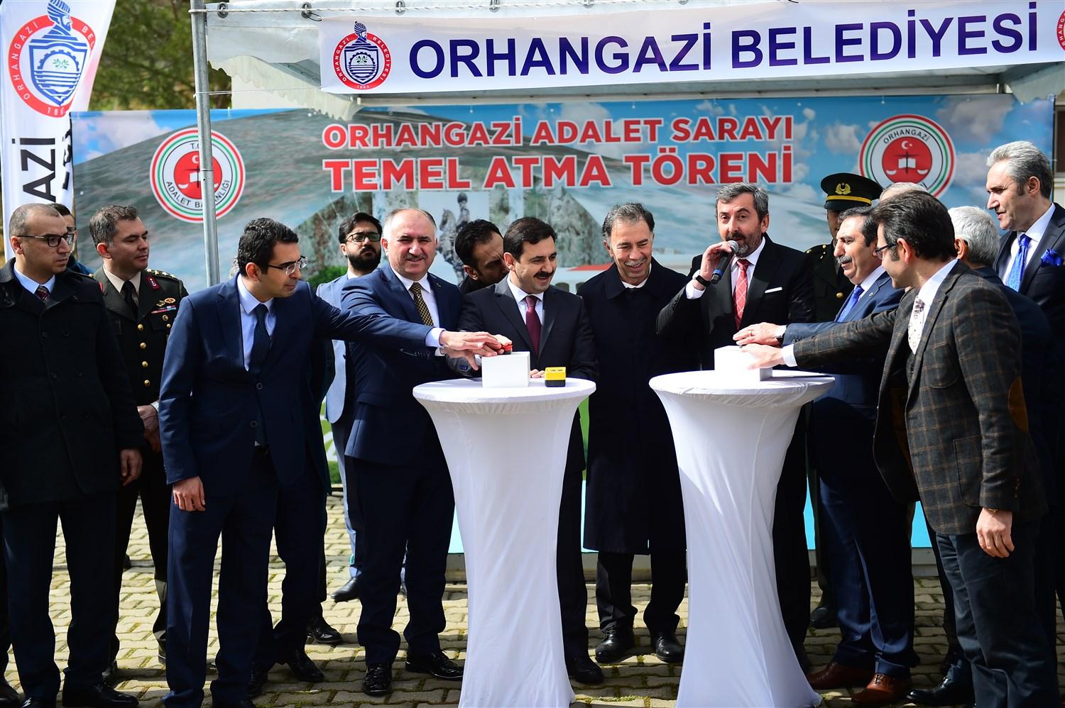 ADALET SARAYI’NIN TEMELİ MUHTEŞEM BİR TÖRENLE GERÇEKLEŞTİRİLDİ 