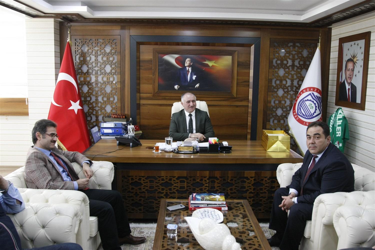 ESNAF KEFALET YÖNETİMİ ÇAĞLAYAN’I ZİYARET ETTİ 