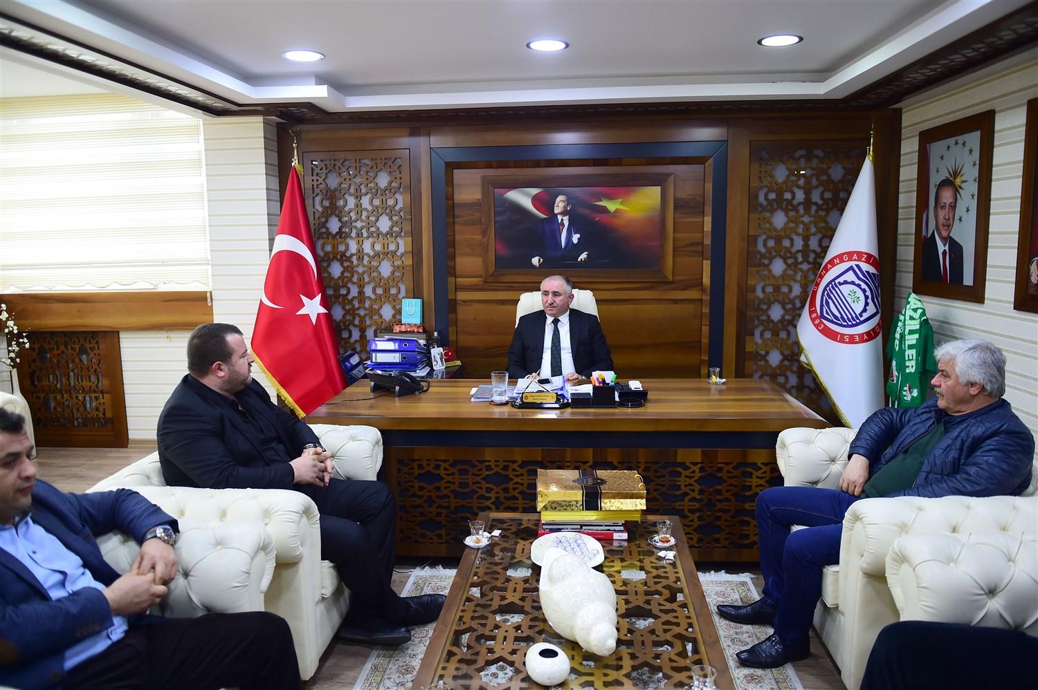 ÇAĞLAYAN, TAŞIYICILAR KOOPERATİFİ YÖNETİMİNİ AĞIRLADI 