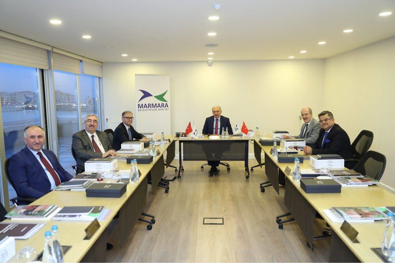 BAŞKAN ÇAĞLAYAN MARMARA BELEDİYELER BİRLİĞİ ENCÜMEN TOPLANTISINA KATILDI 